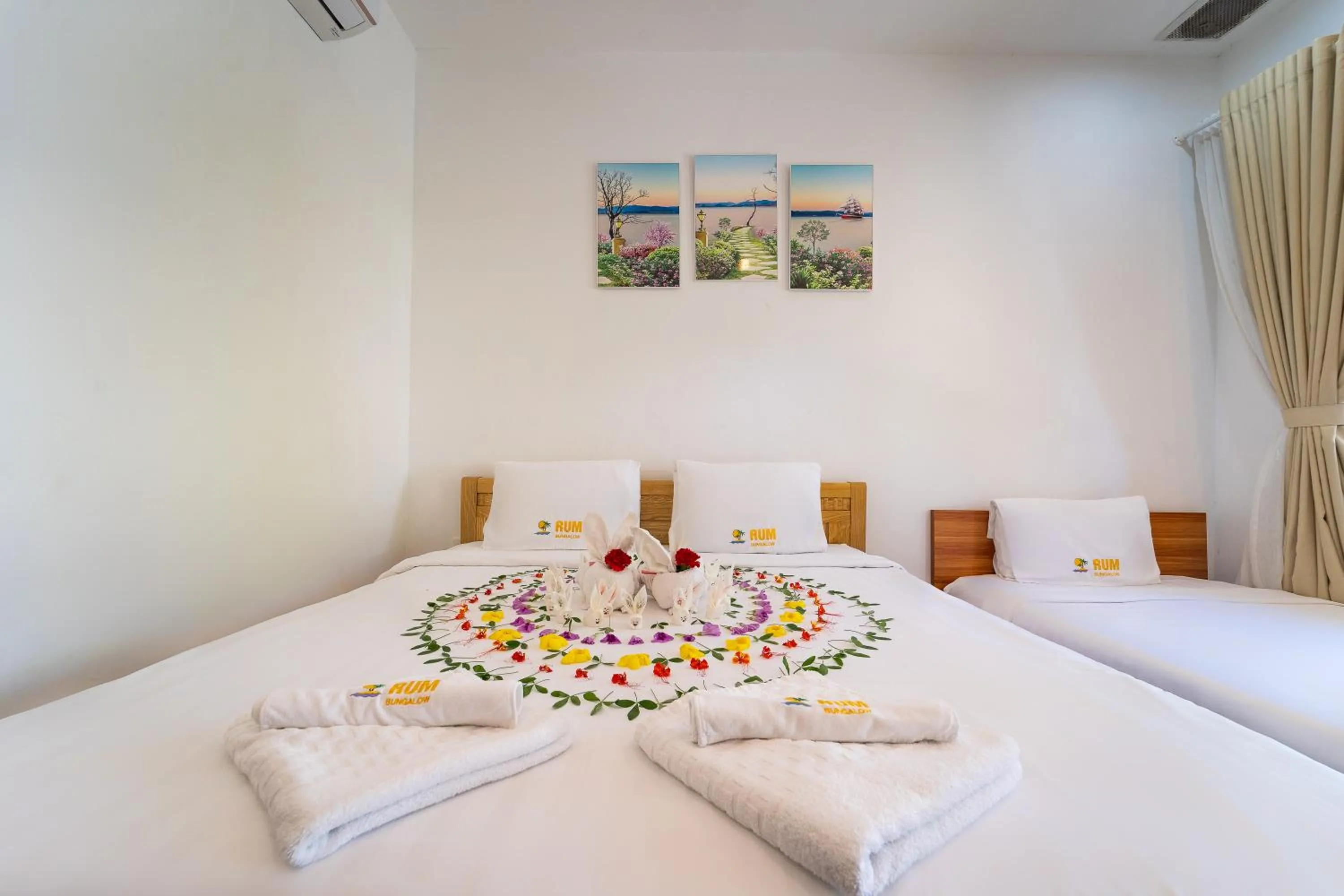 Bed in Rum Resort Phu Quoc