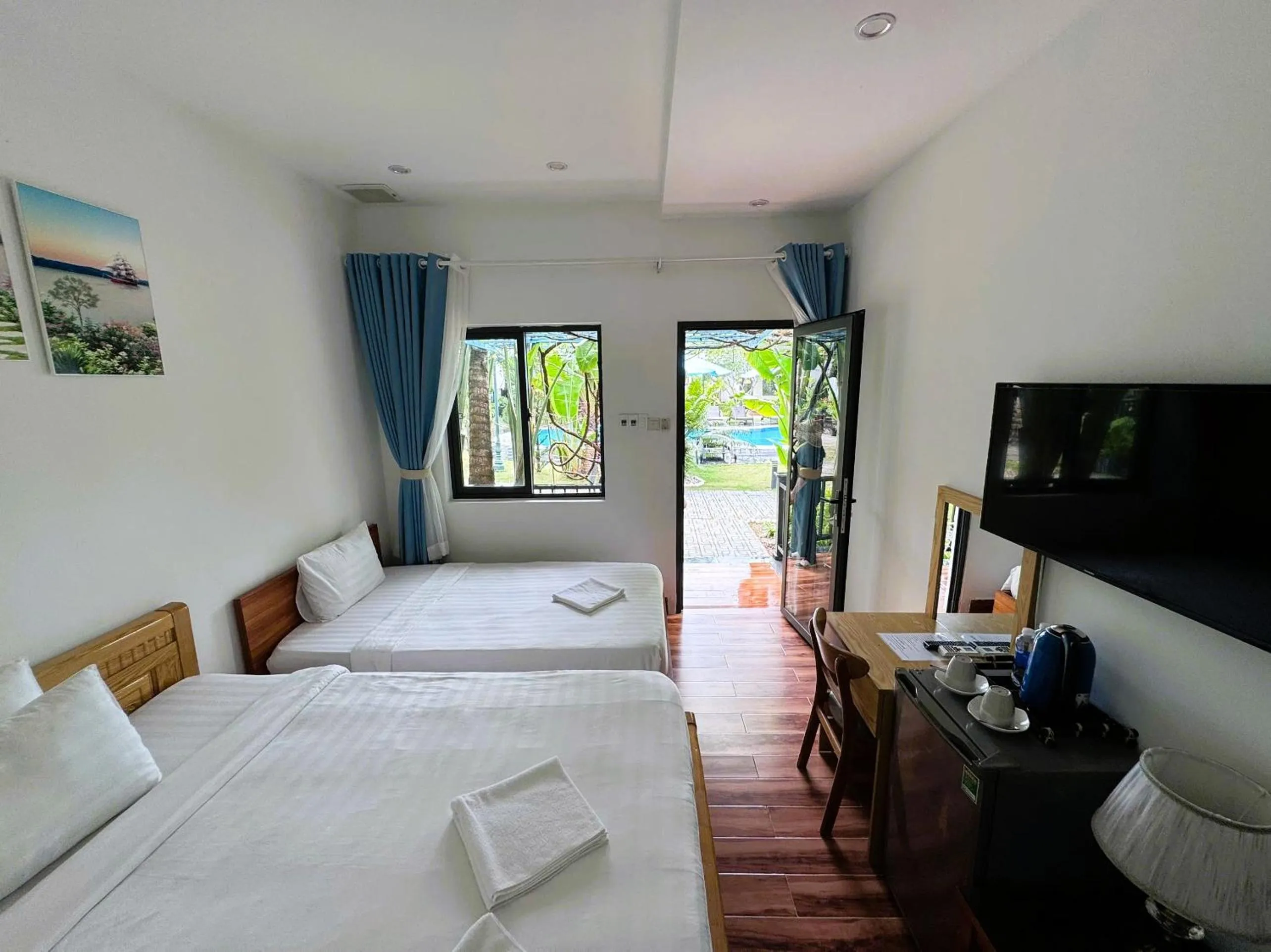 Bed in Rum Resort Phu Quoc