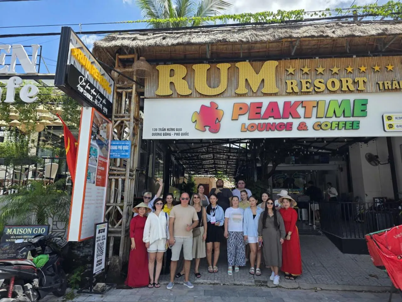 group of guests in Rum Resort Phu Quoc