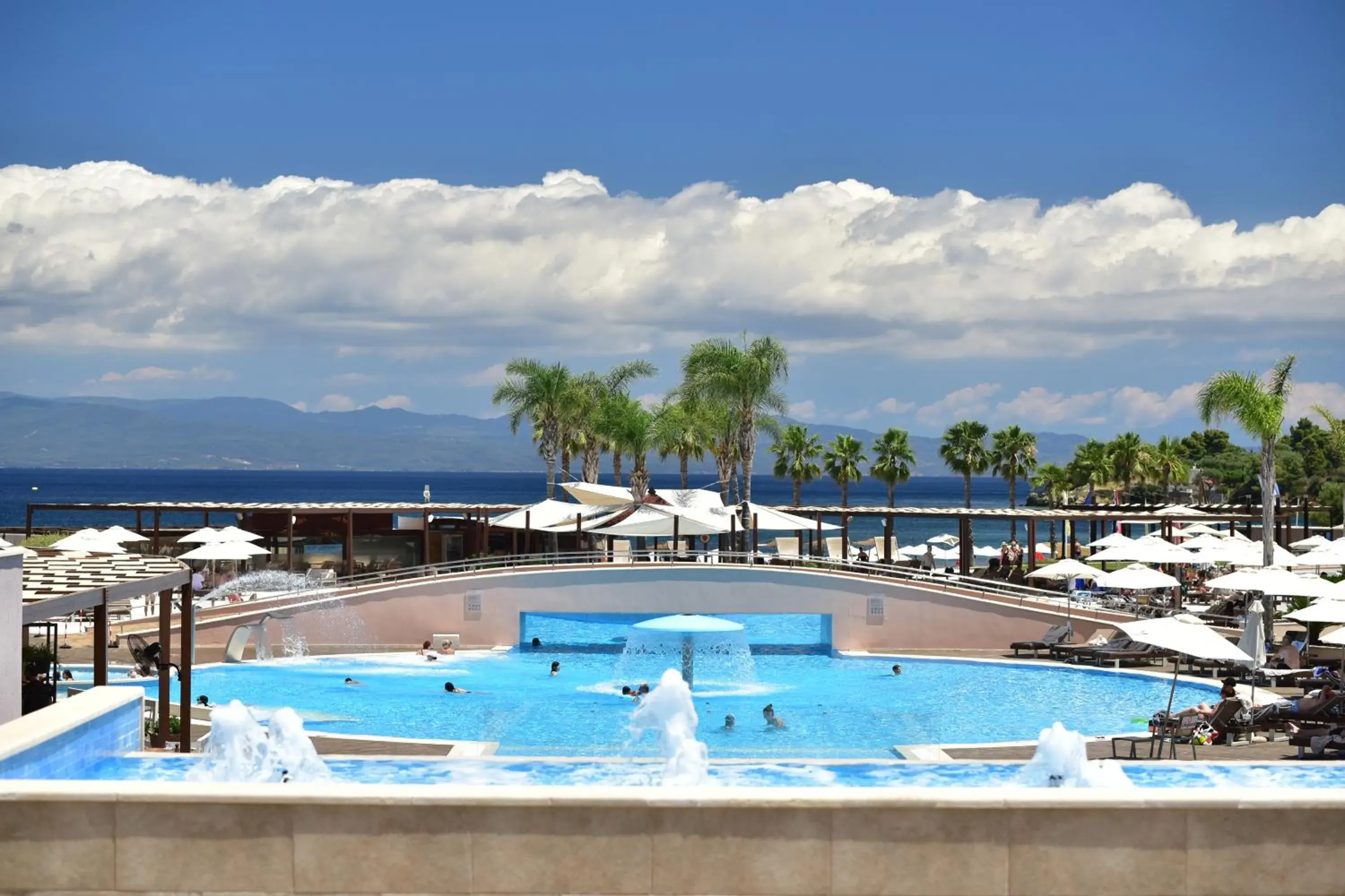 Pool view in Miraggio Thermal Spa Resort Pool view in Miraggio Thermal Spa Resort