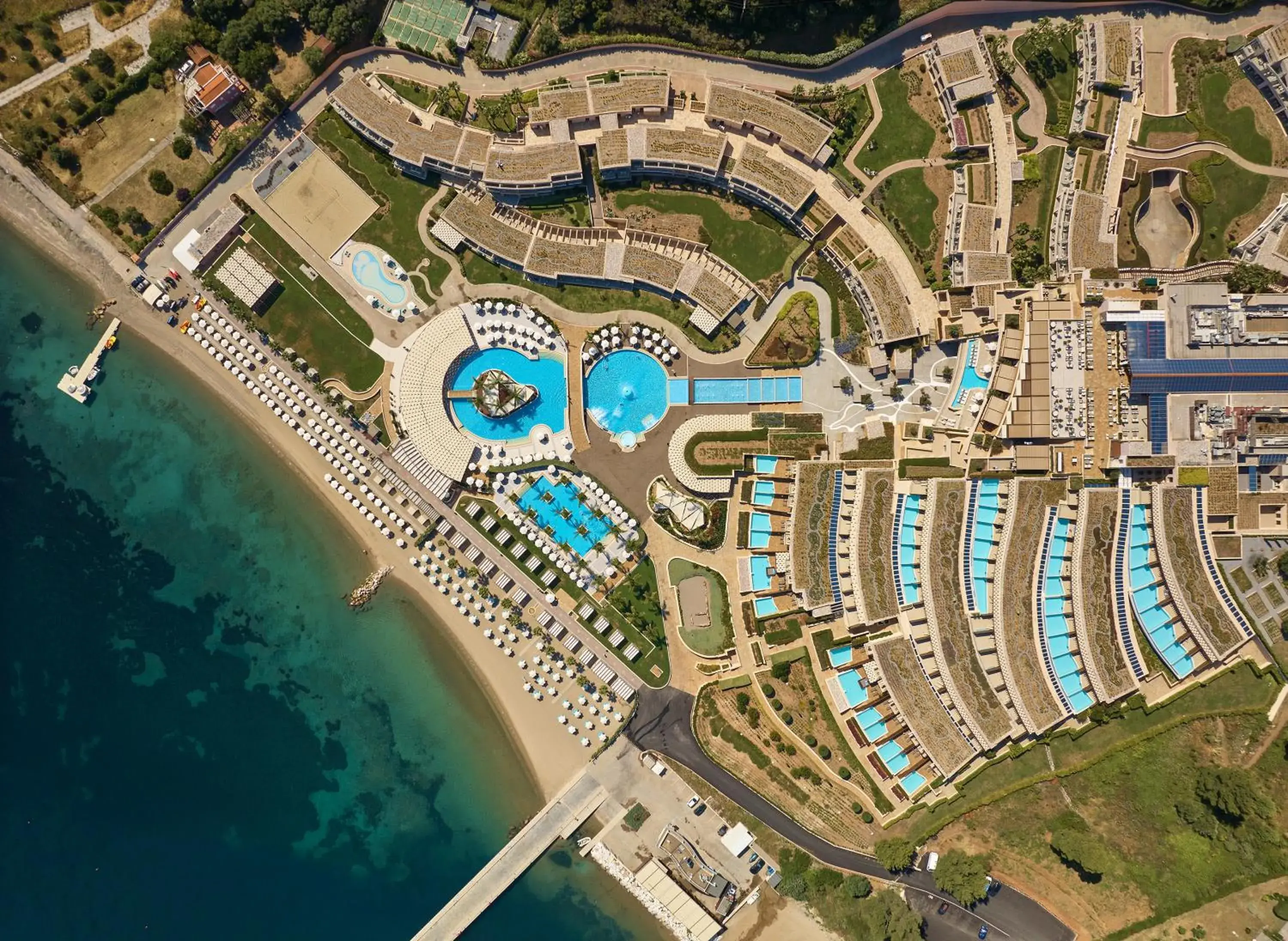 Bird's eye view in Miraggio Thermal Spa Resort Bird's eye view in Miraggio Thermal Spa Resort