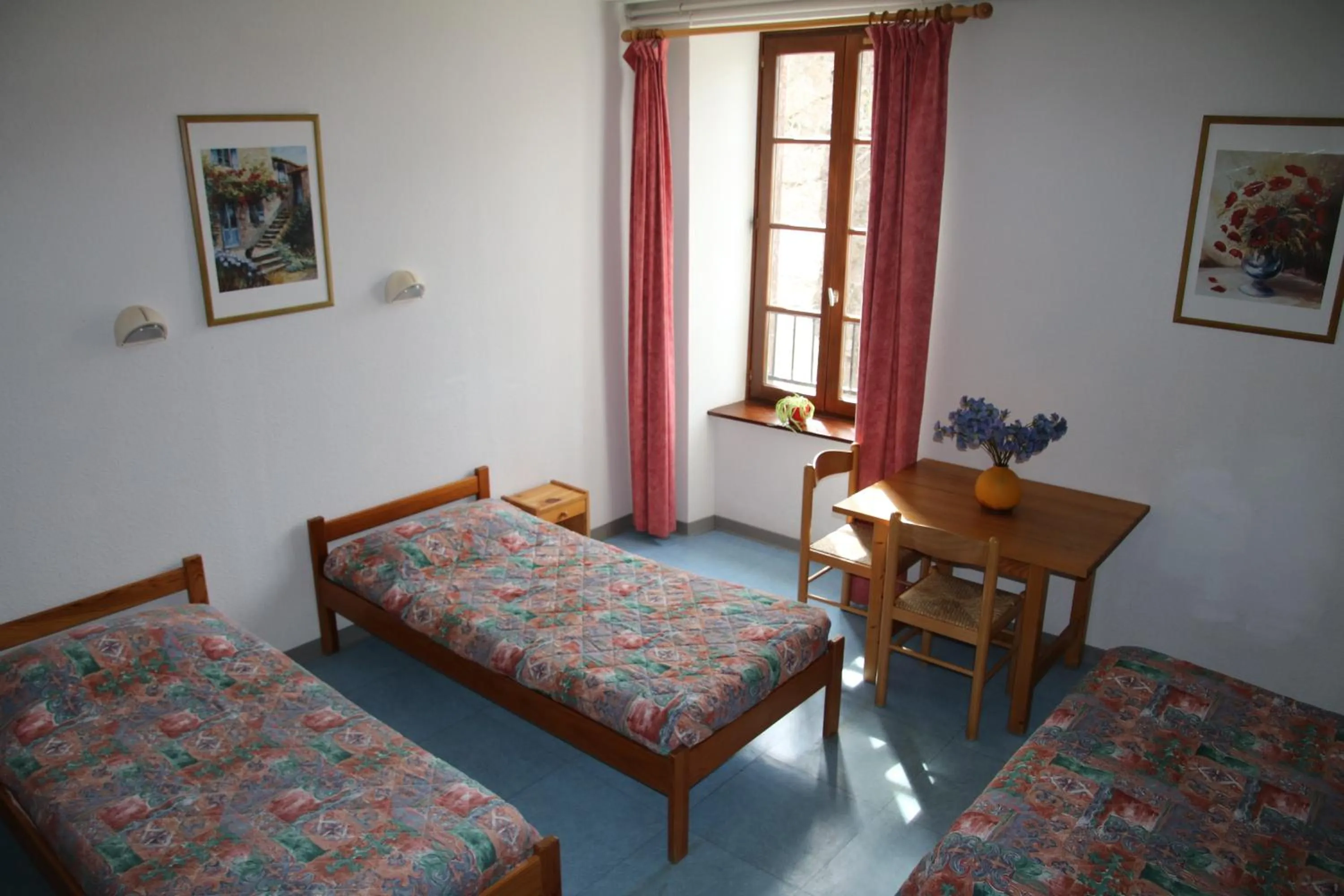 Bed in Gite et camping Ascou La Forge