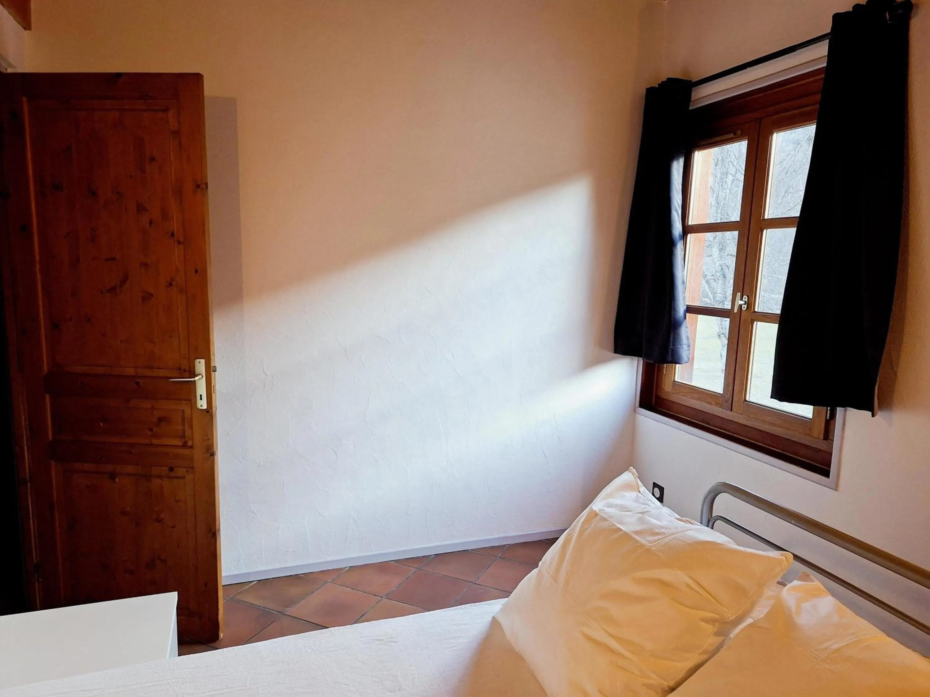 Bed in Gite et camping Ascou La Forge