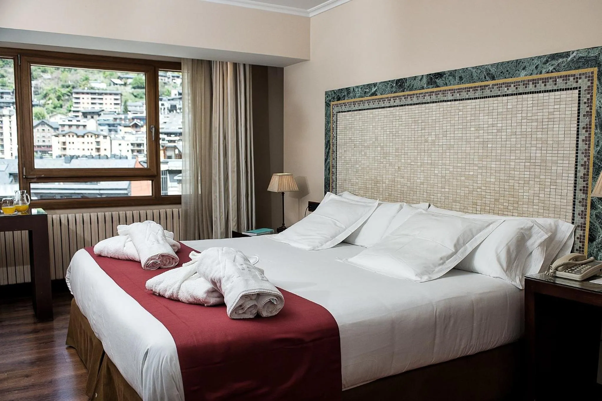 Photo of the whole room, Bed in Roc Blanc Hotel & Spa