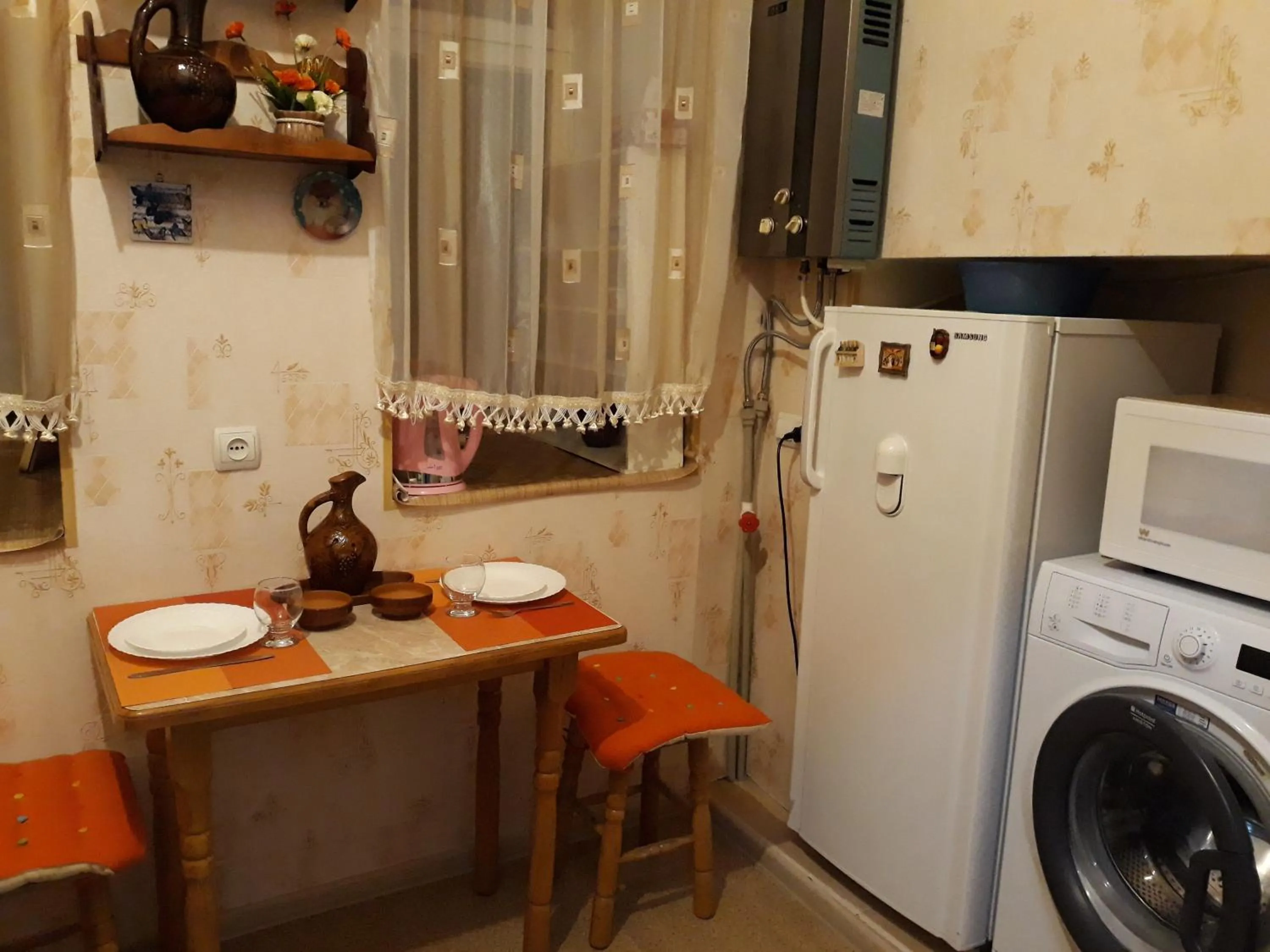 Kitchen or kitchenette in Apartment On Erekle