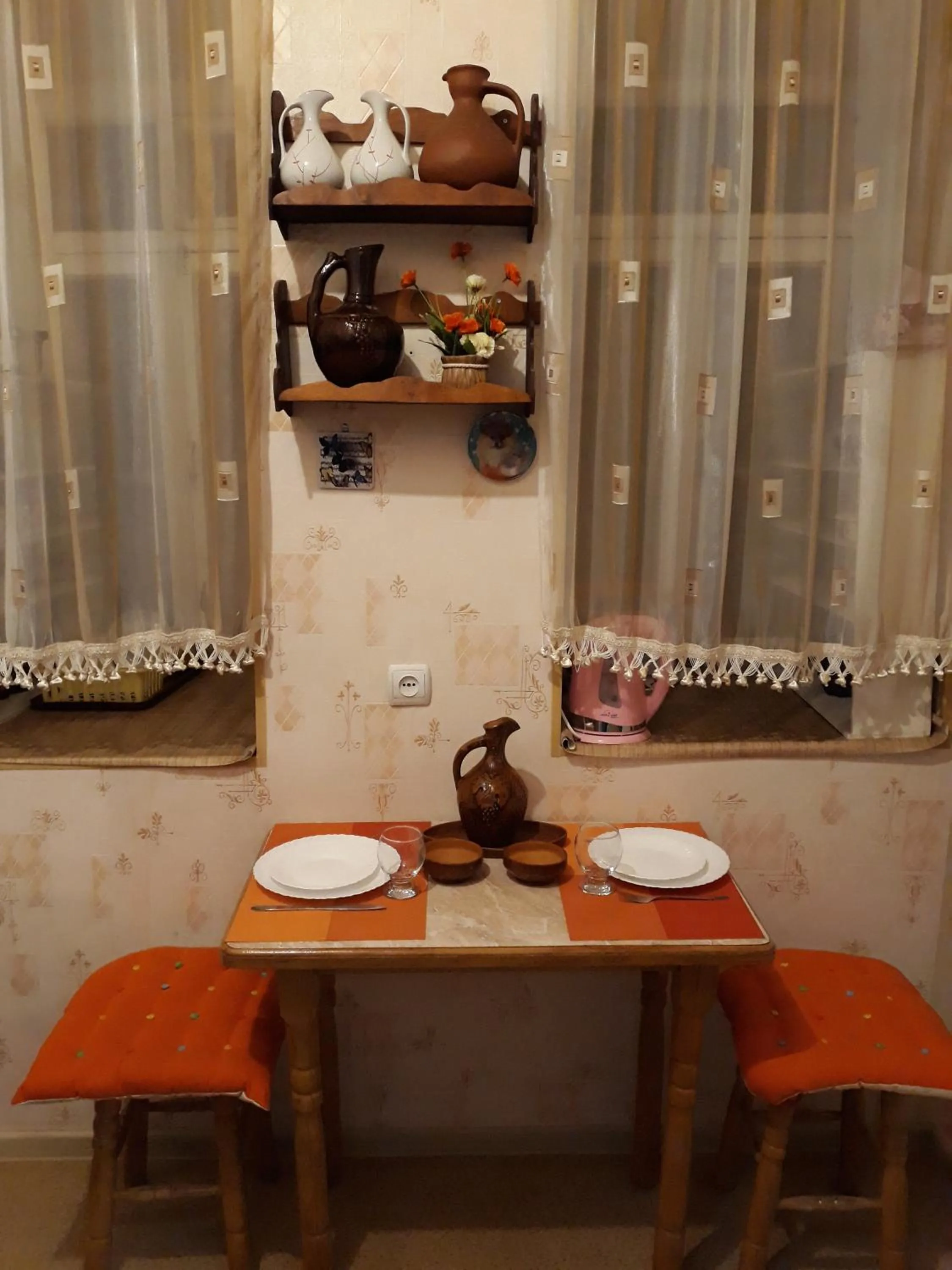 Kitchen or kitchenette in Apartment On Erekle