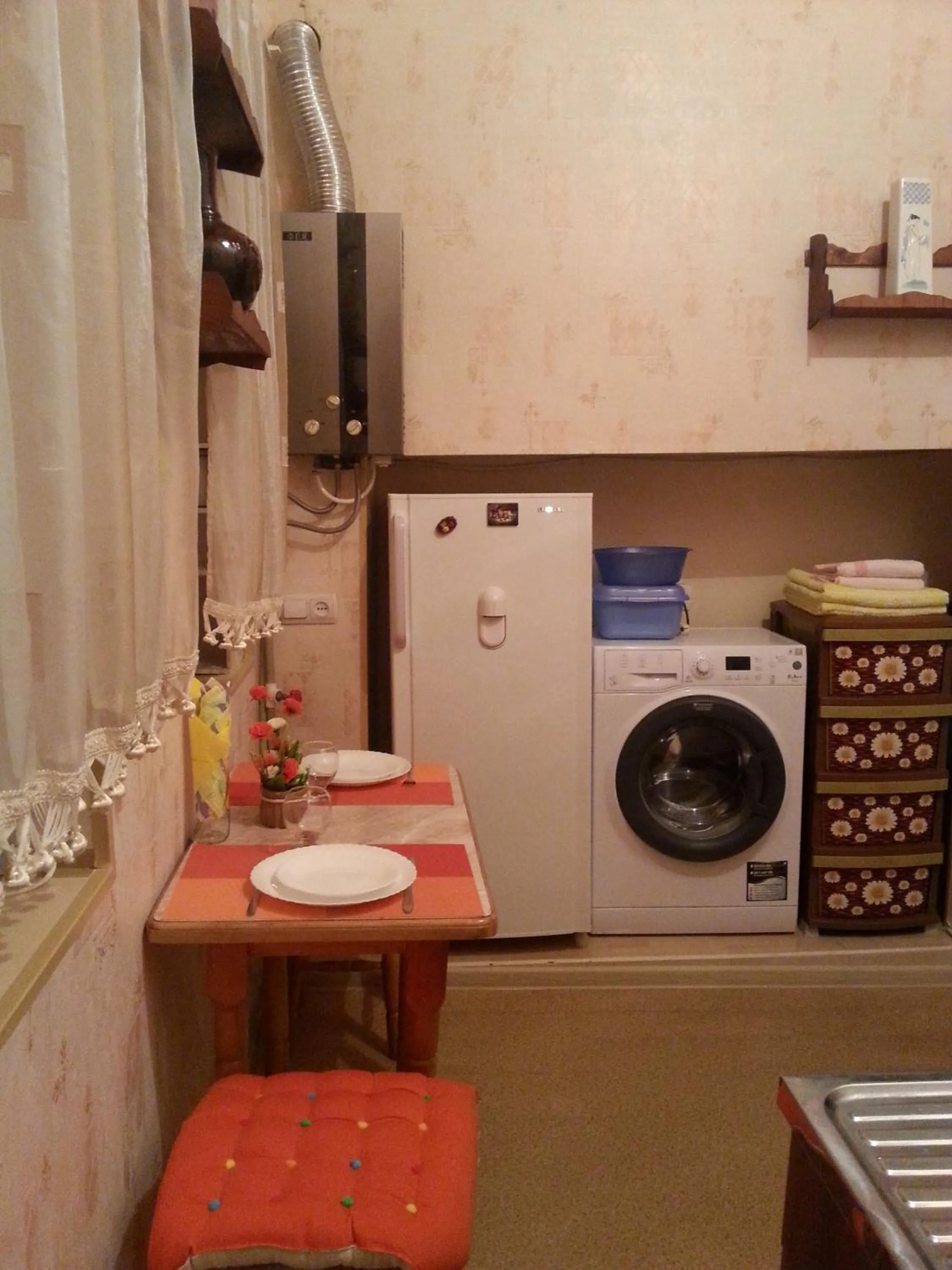 Kitchen or kitchenette in Apartment On Erekle