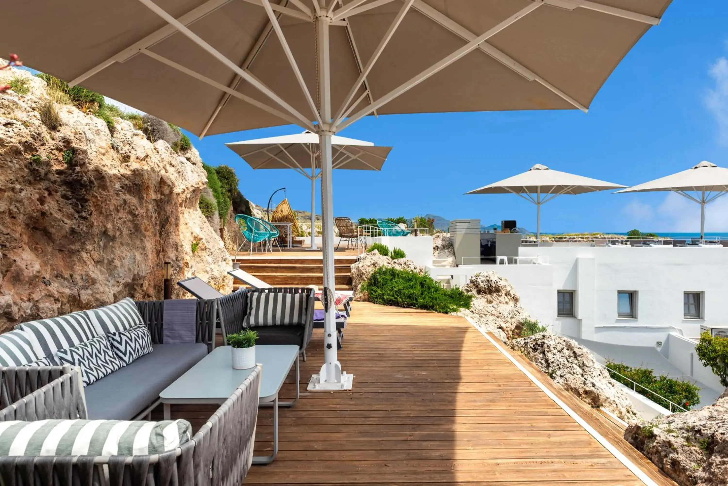 Lounge or bar in Lindos Comfy Suites Lounge or bar in Lindos Comfy Suites