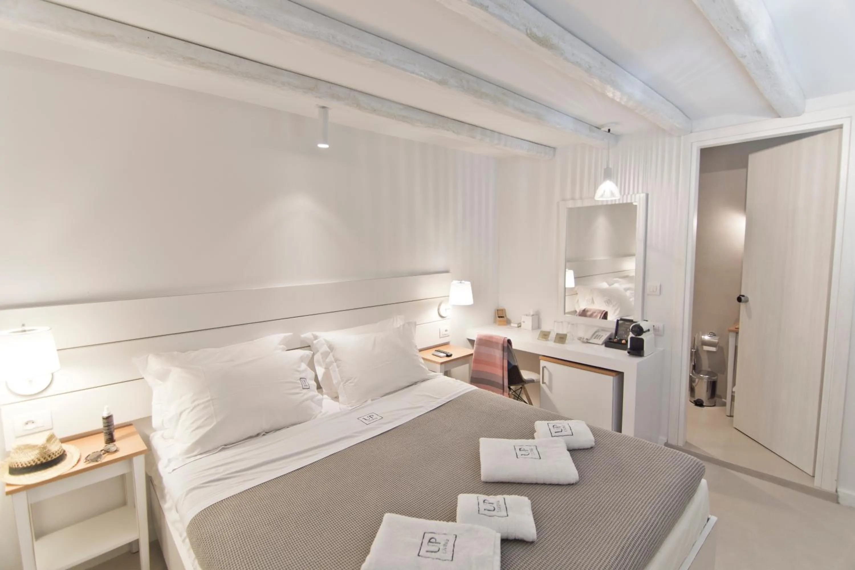 Bed in Lindos Comfy Suites