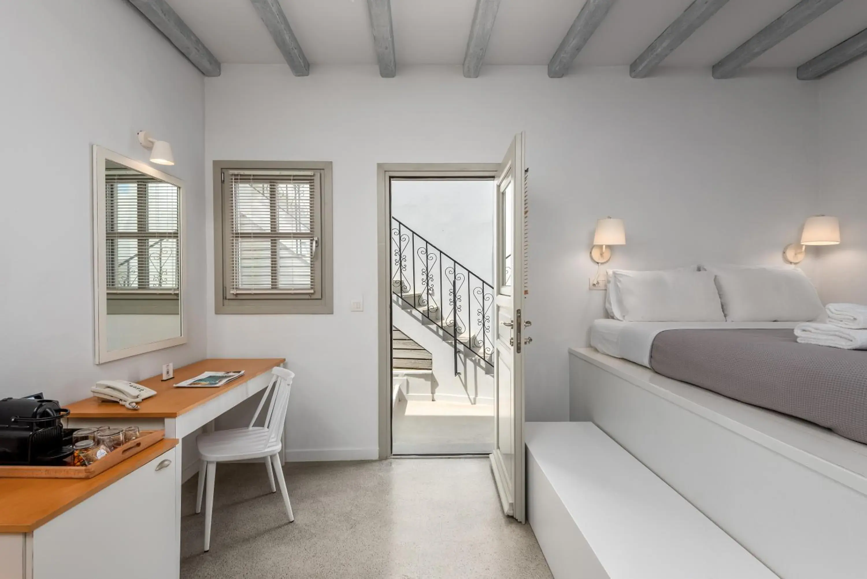 Bedroom, Bed in Lindos Comfy Suites Bedroom, Bed in Lindos Comfy Suites