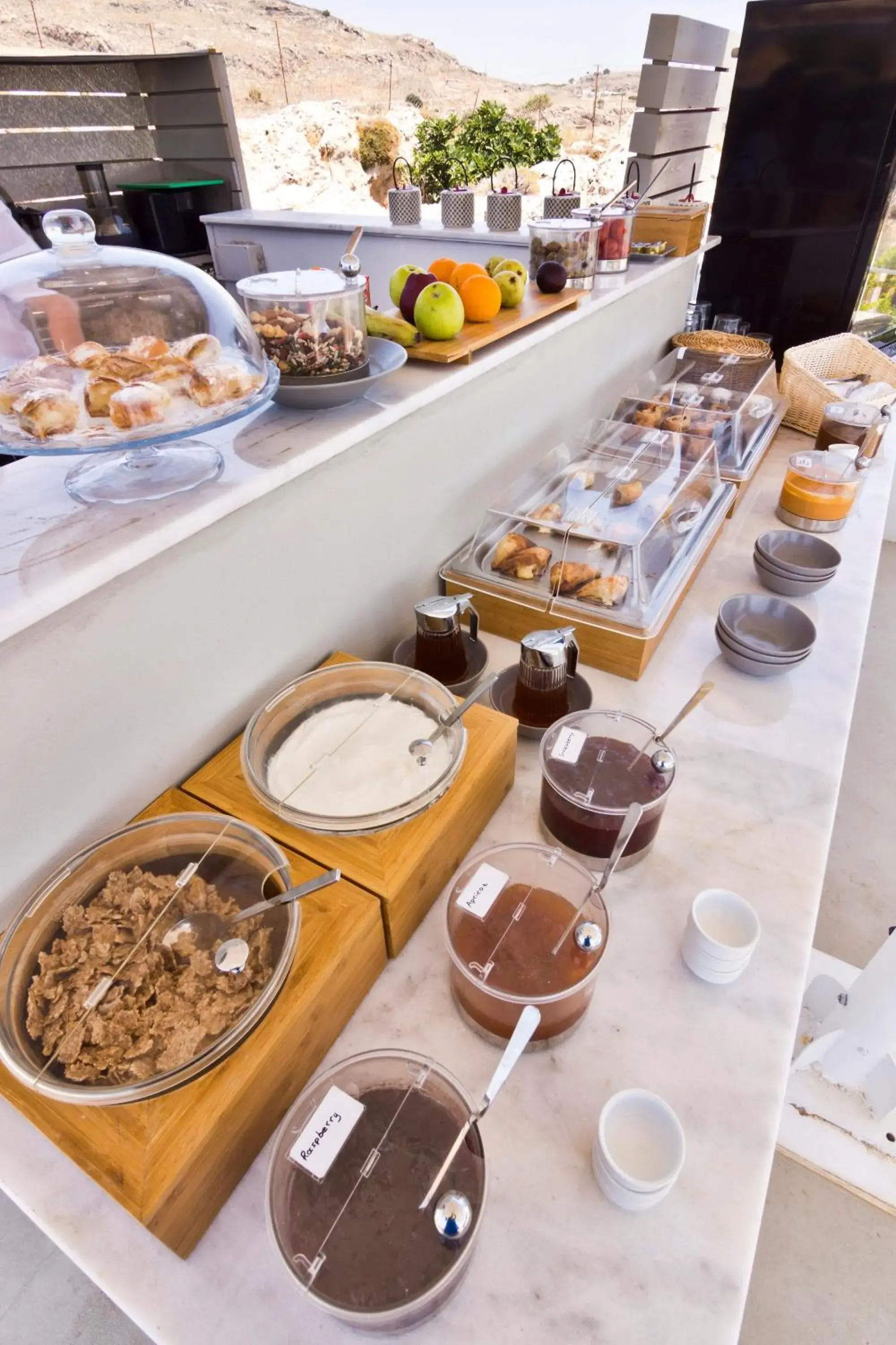 Food close-up in Lindos Comfy Suites Food close-up in Lindos Comfy Suites