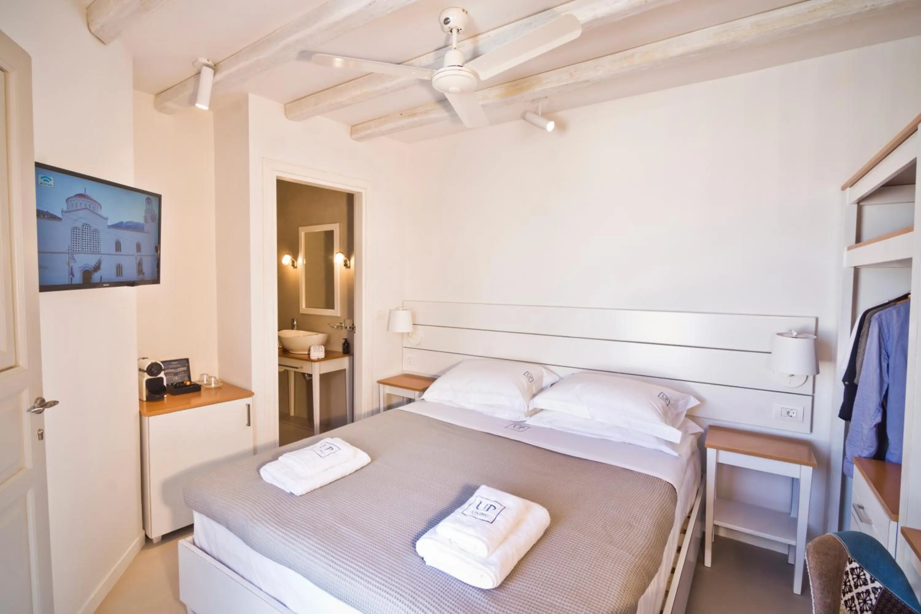 Bed in Lindos Comfy Suites