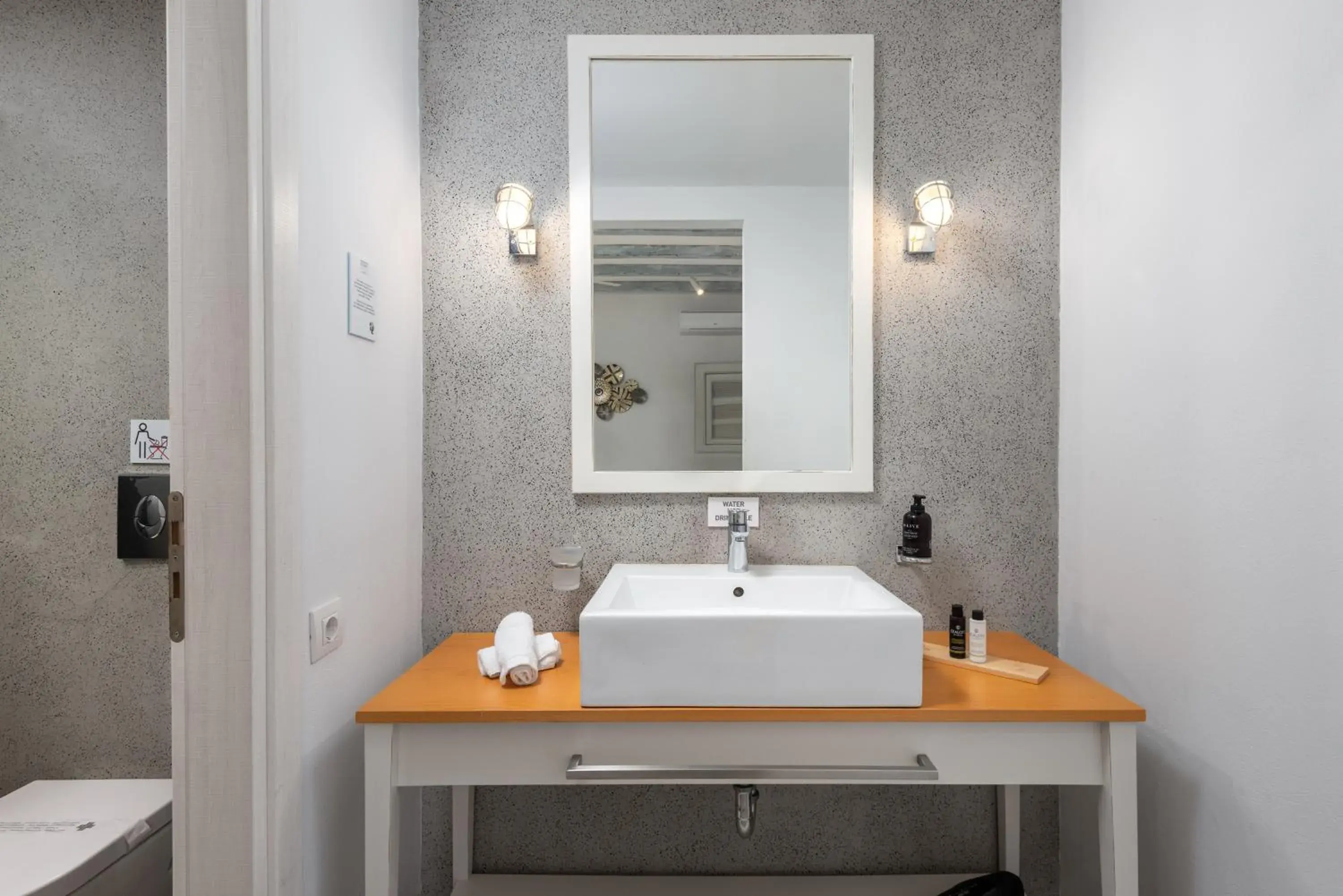 Bathroom in Lindos Comfy Suites Bathroom in Lindos Comfy Suites