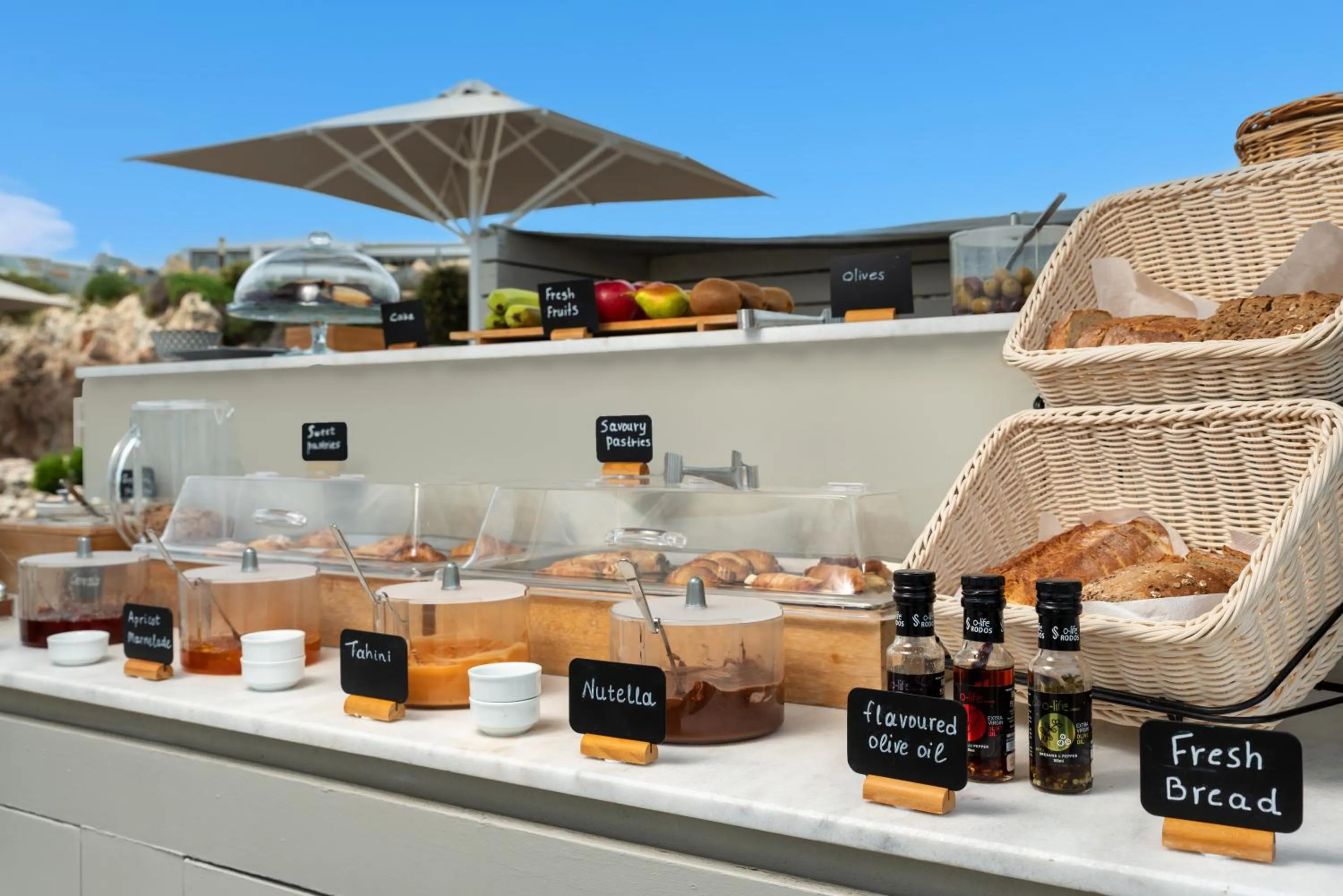 Breakfast in Lindos Comfy Suites