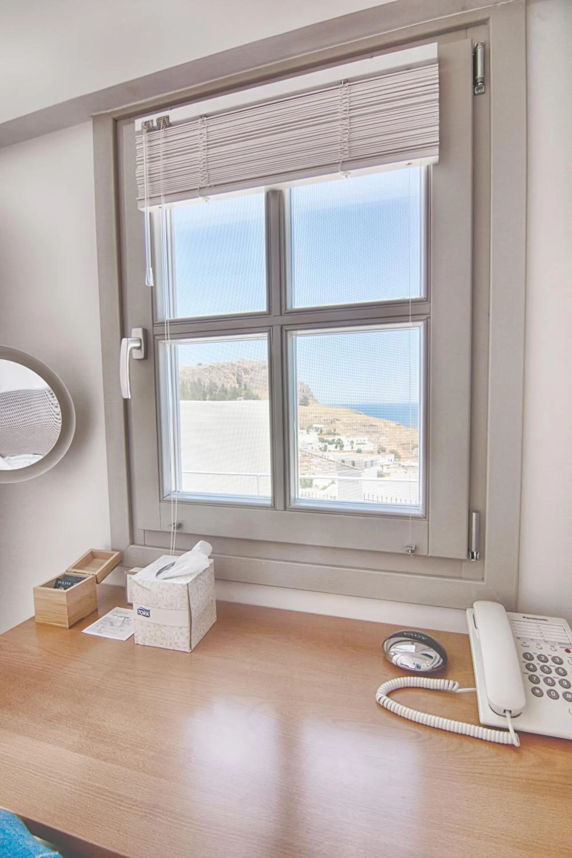 Landmark view in Lindos Comfy Suites