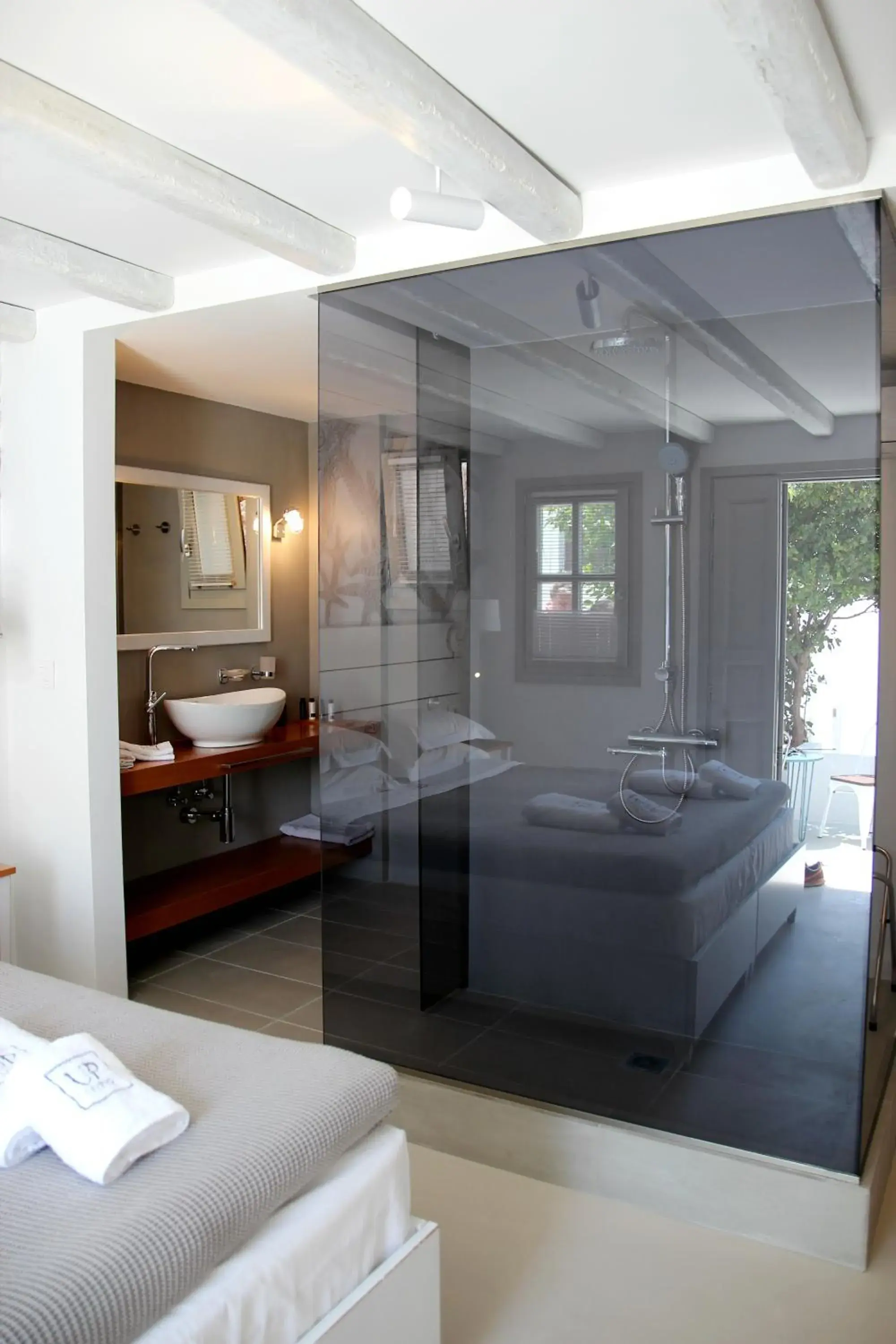 Superior Double Room with Private Balcony in Lindos Comfy Suites Superior Double Room with Private Balcony in Lindos Comfy Suites