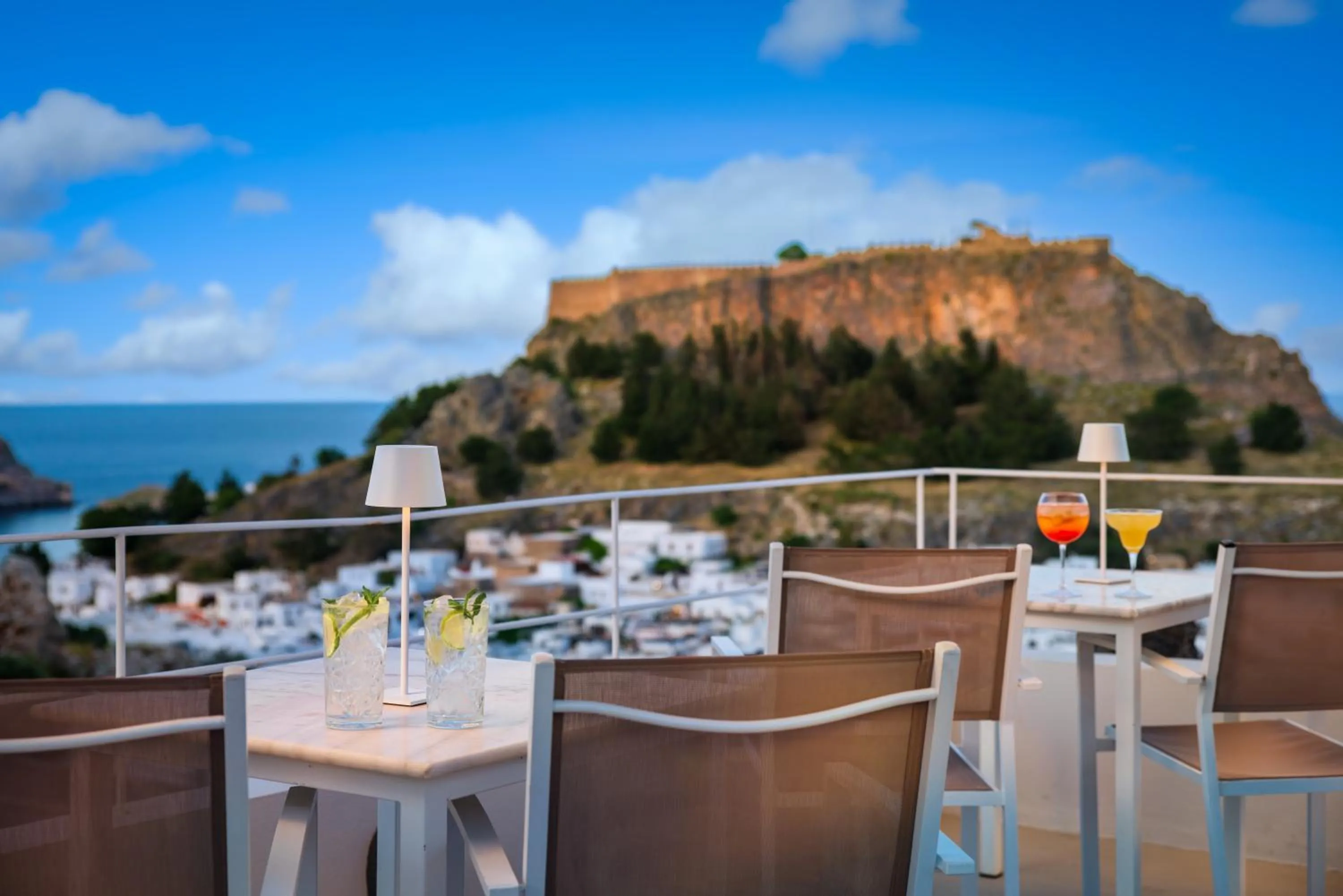 Sea view in Lindos Comfy Suites