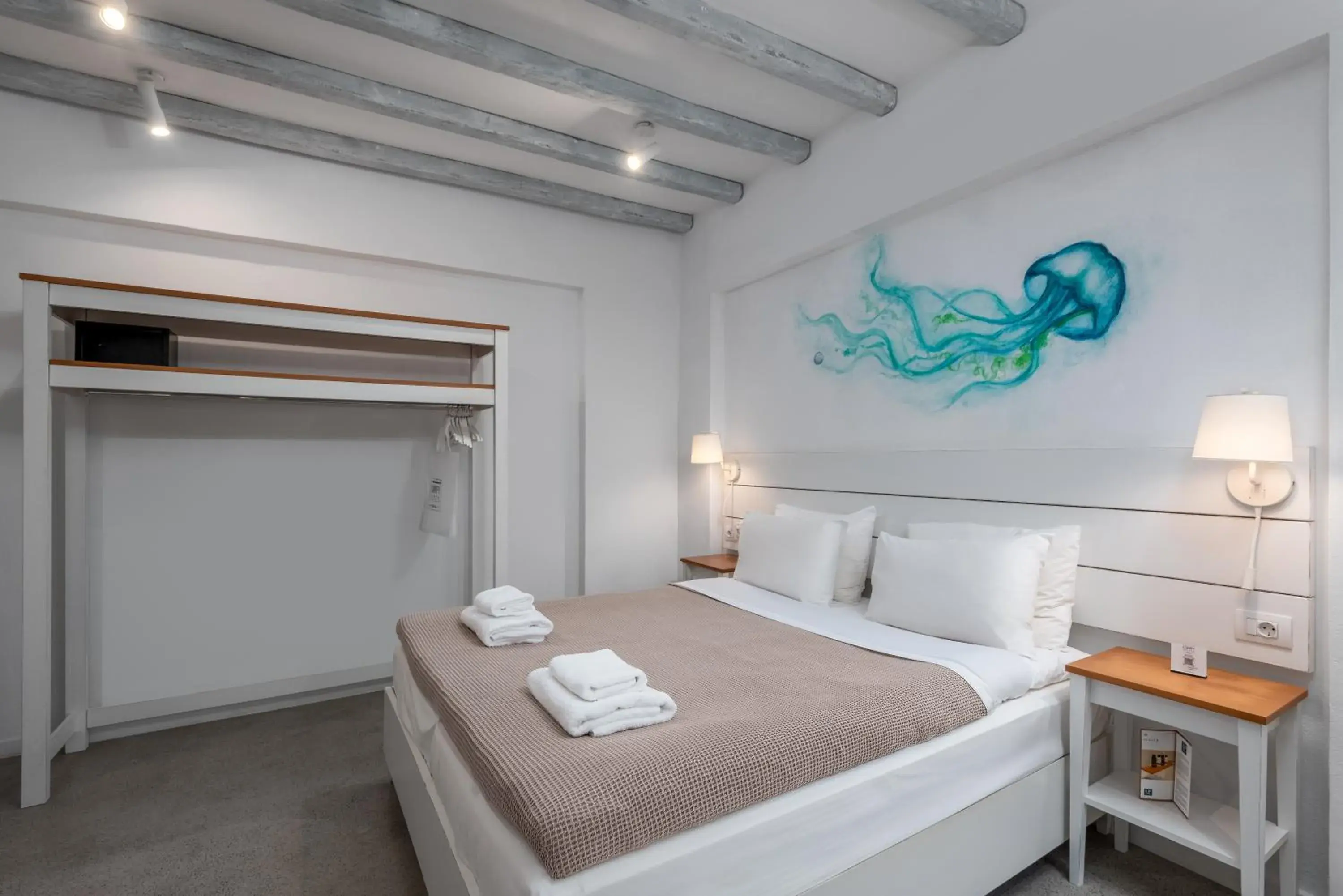 Bedroom, Bed in Lindos Comfy Suites Bedroom, Bed in Lindos Comfy Suites