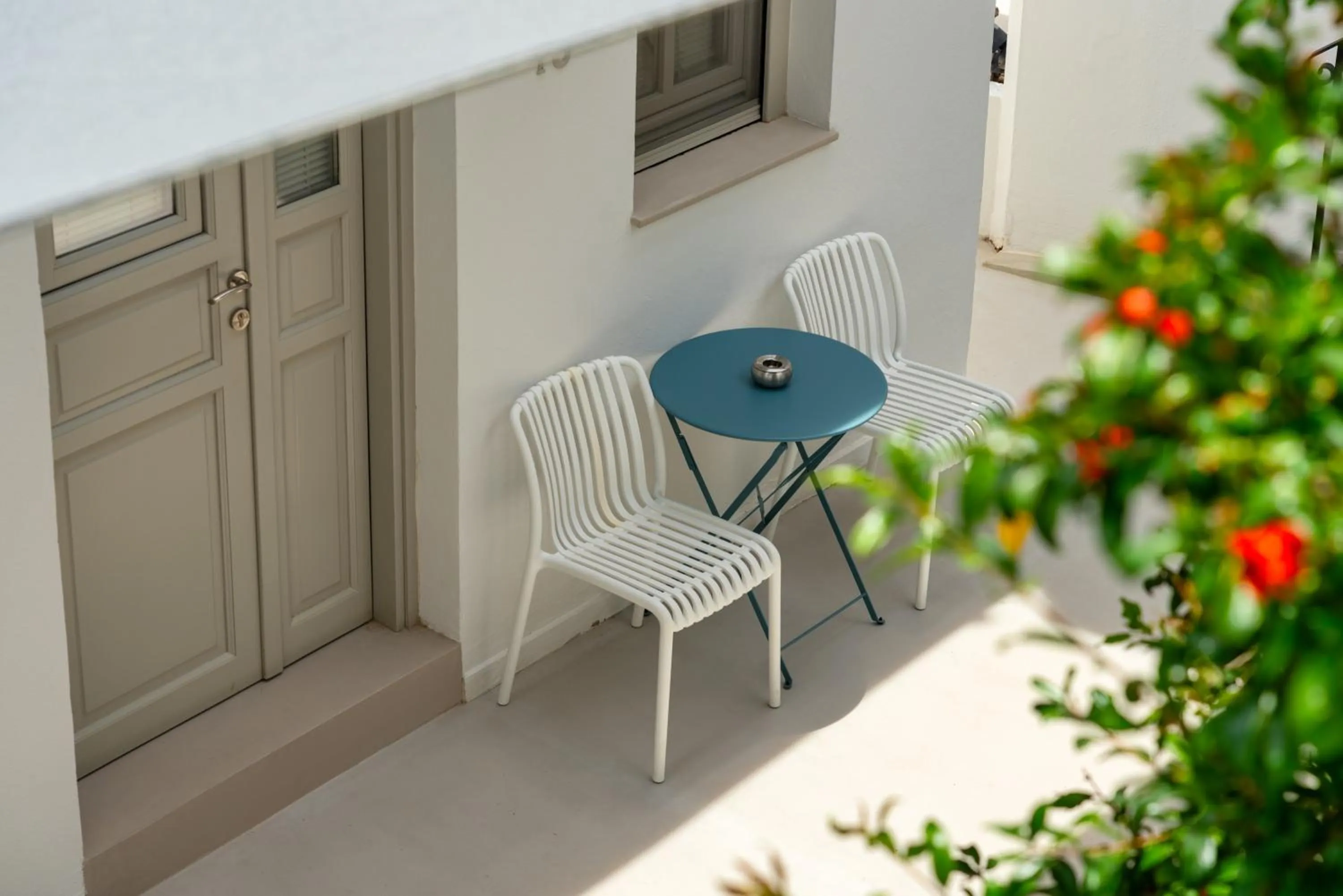 Inner courtyard view in Lindos Comfy Suites