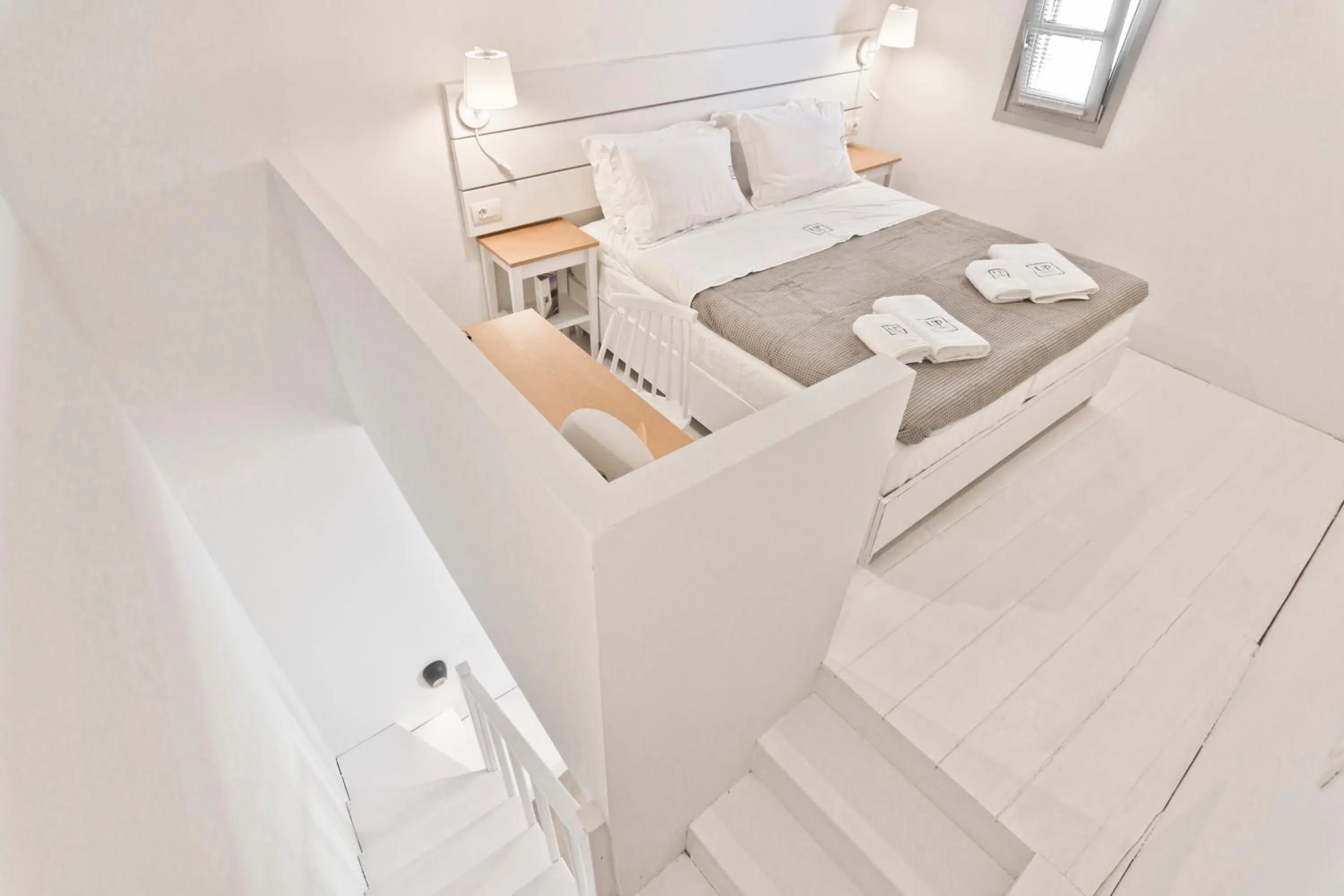 Bed in Lindos Comfy Suites