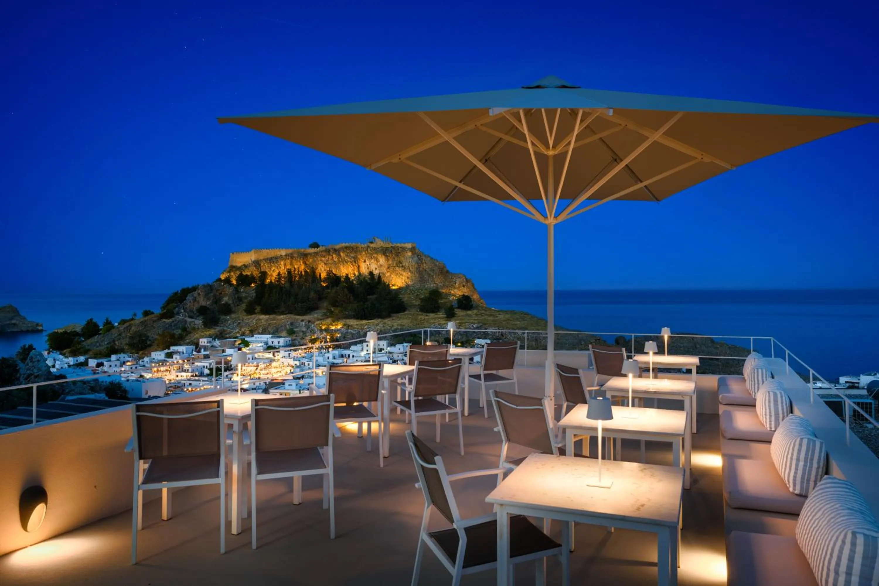 Sea view in Lindos Comfy Suites