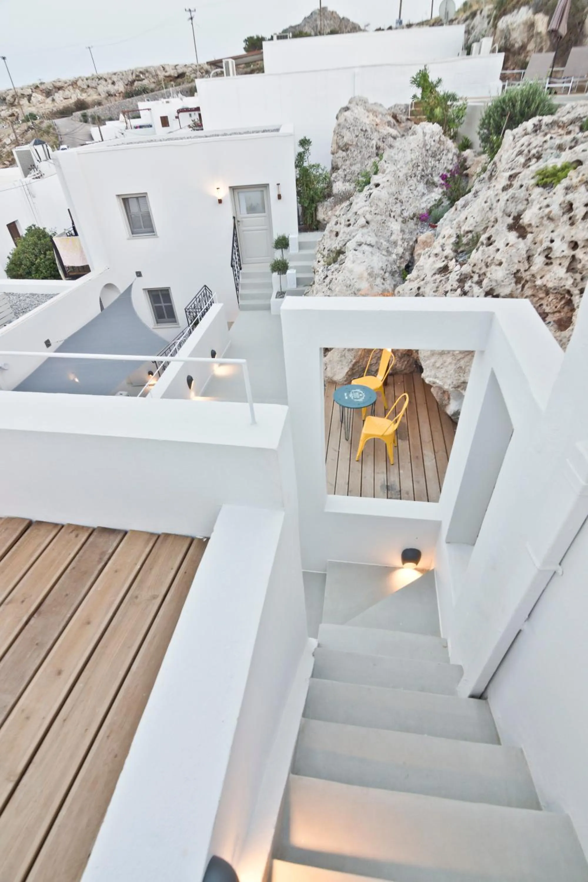 Patio in Lindos Comfy Suites
