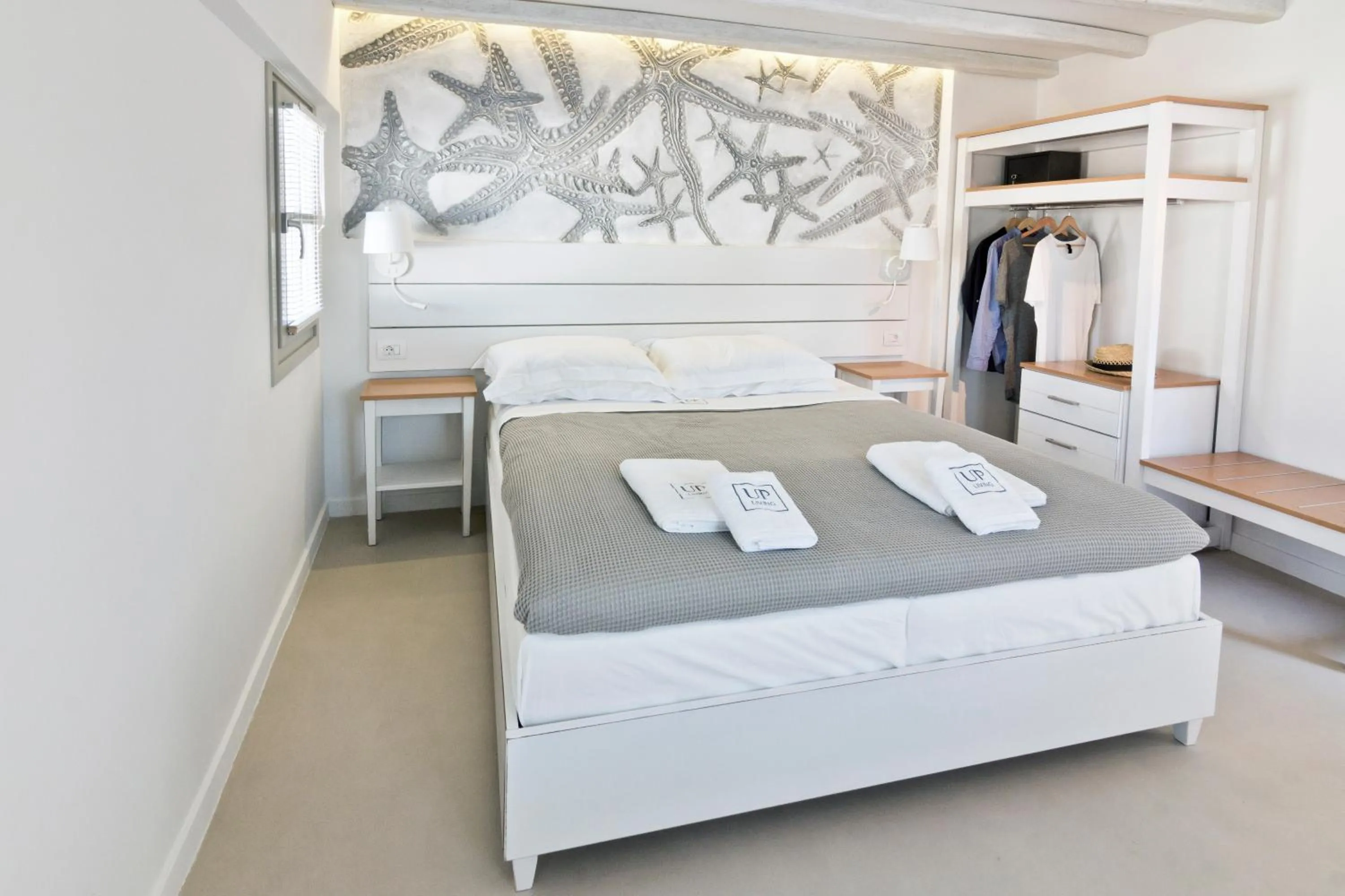 Bed in Lindos Comfy Suites