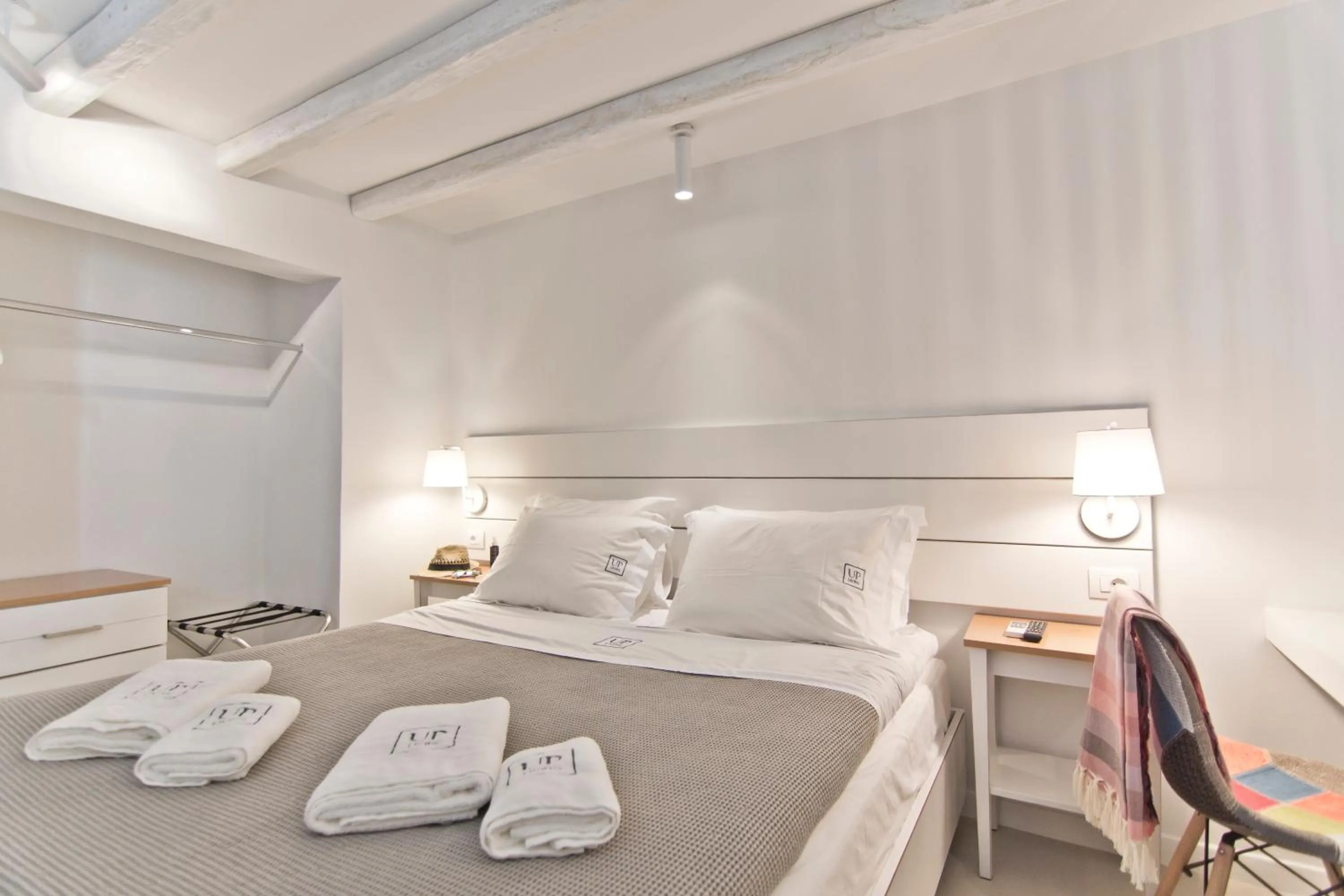 Bed in Lindos Comfy Suites