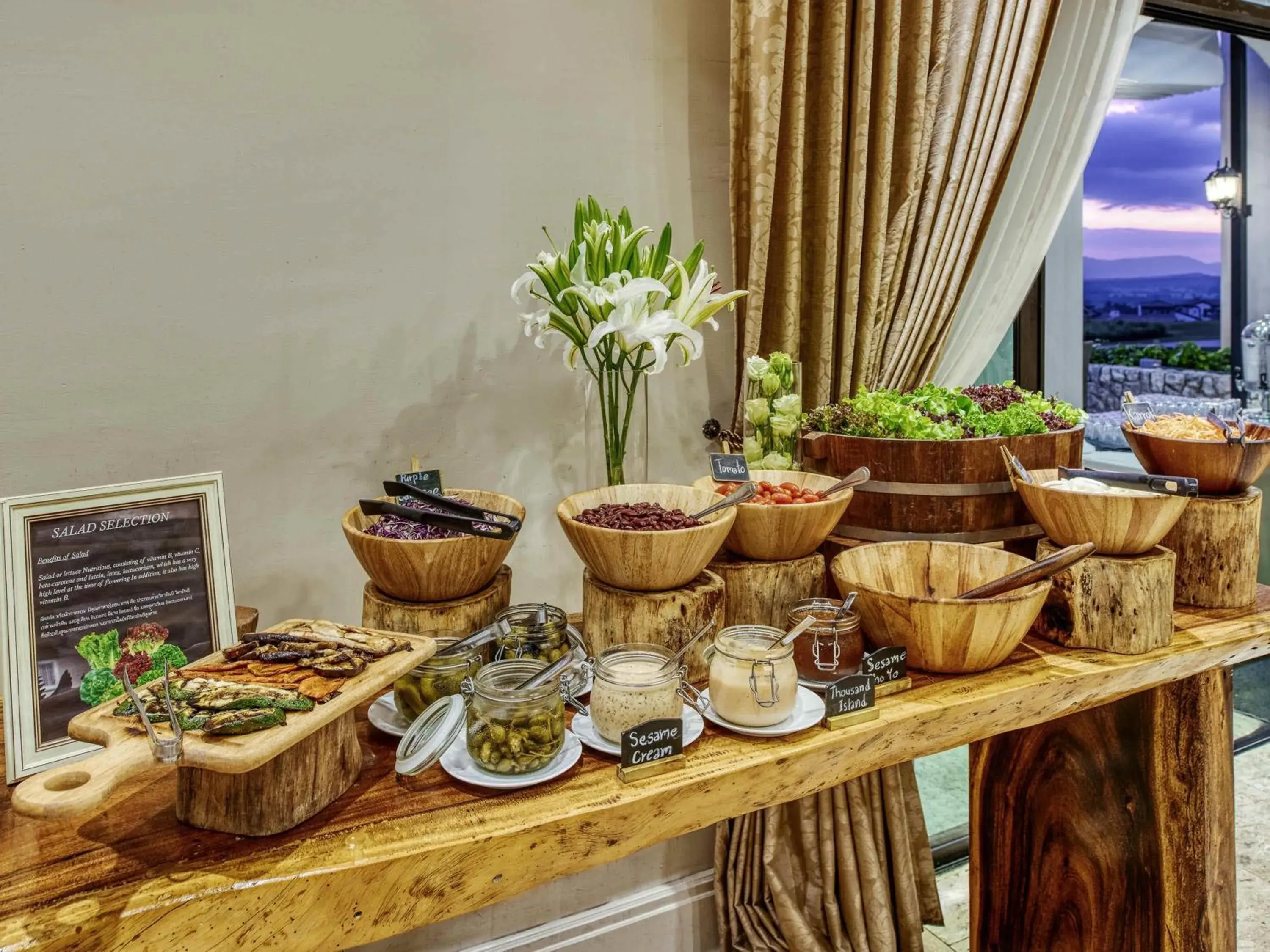 Breakfast in Mövenpick Resort Khao Yai Breakfast in Mövenpick Resort Khao Yai