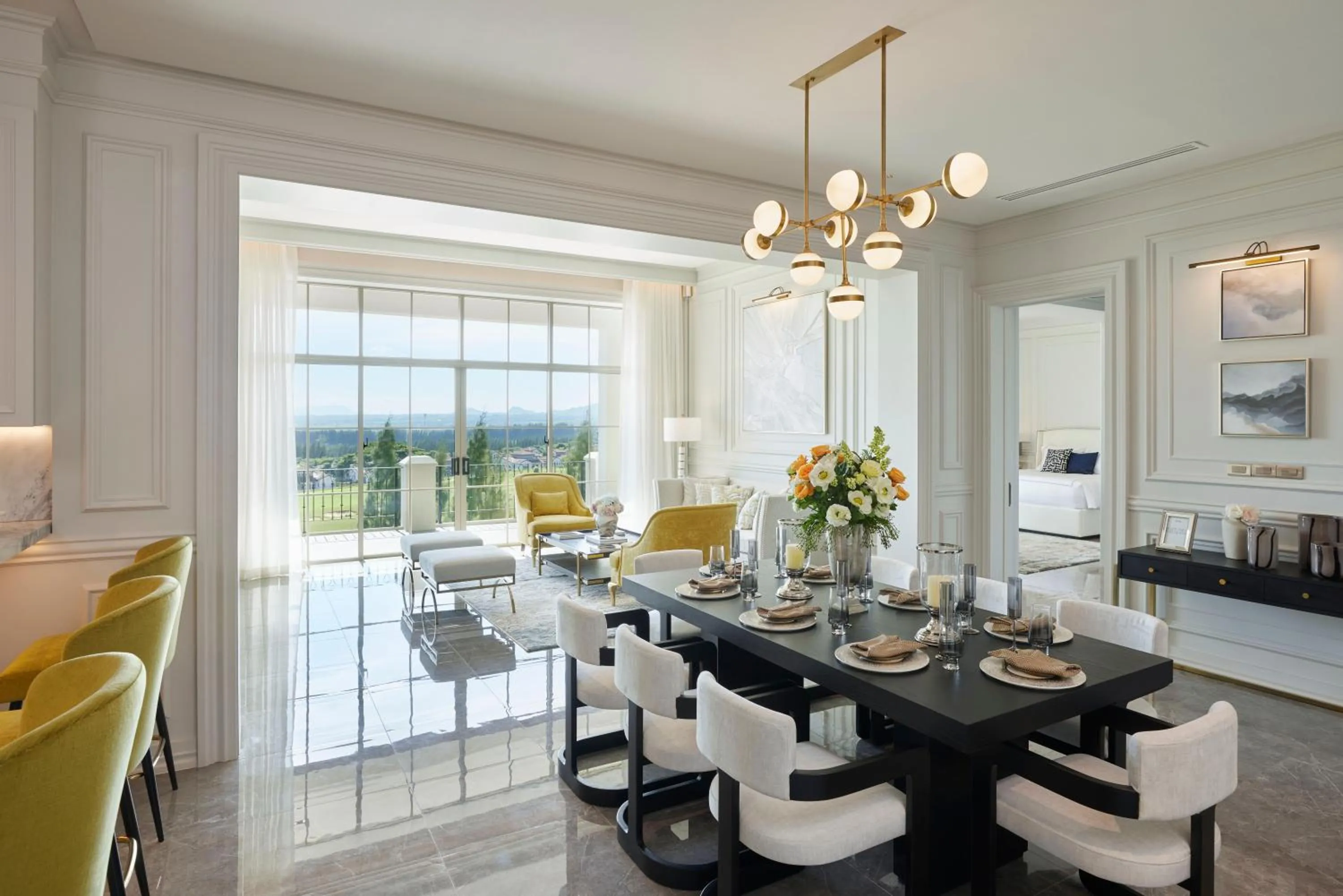 Dining area in Mövenpick Resort Khao Yai