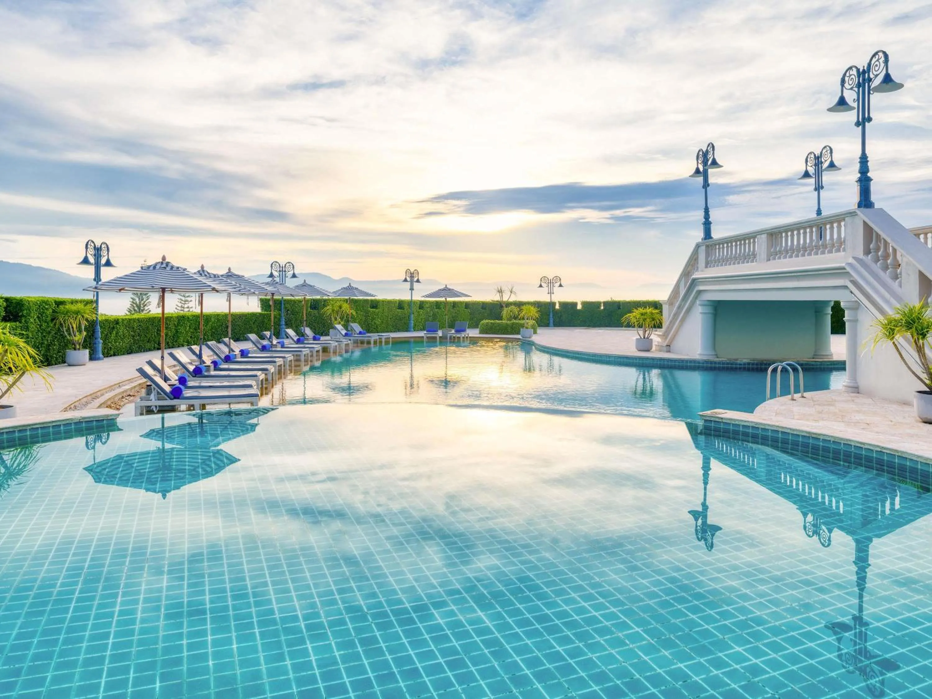 Pool view in Mövenpick Resort Khao Yai