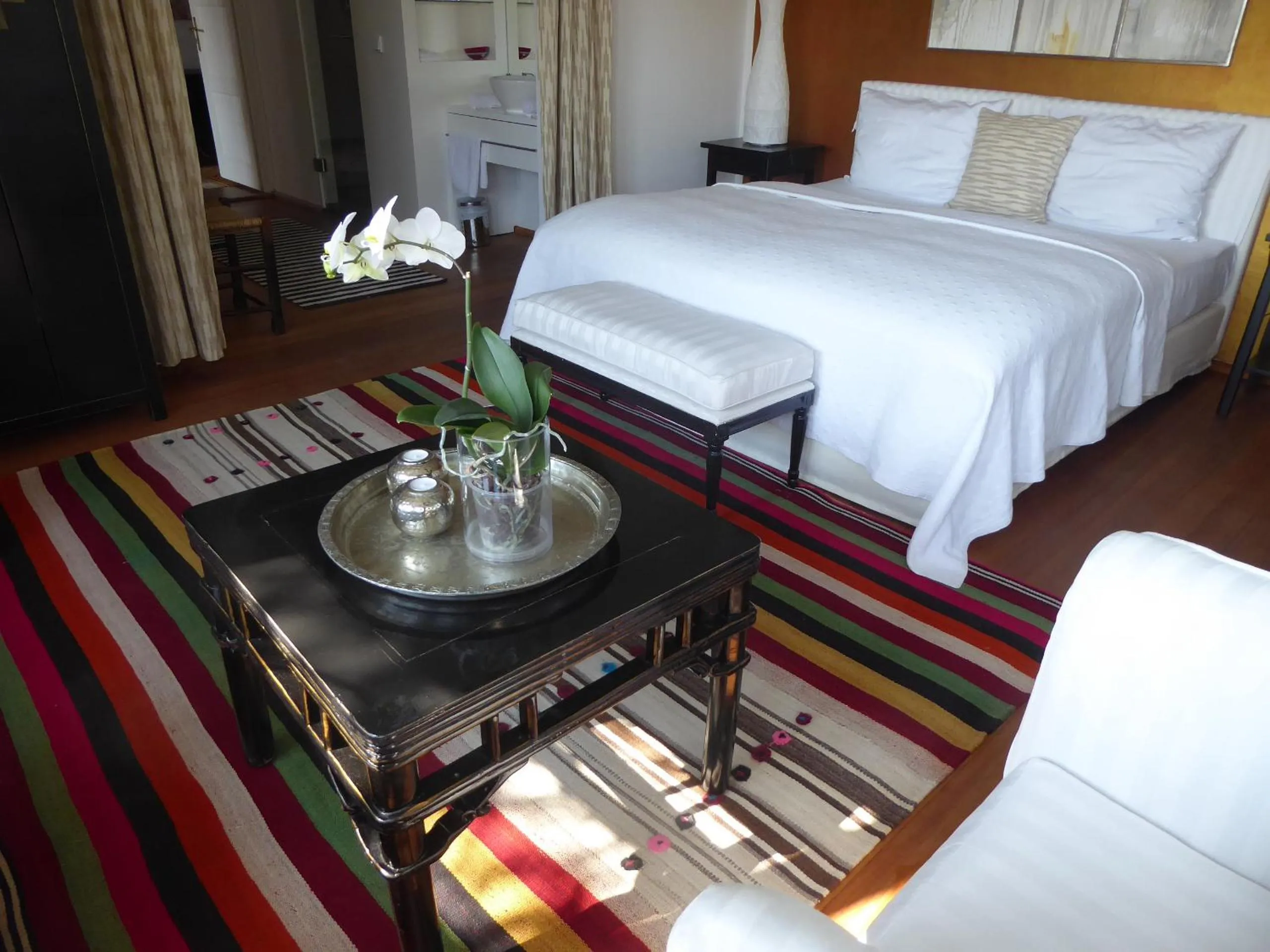 Bed in Am Eichholz Galerie & Art-Hotel