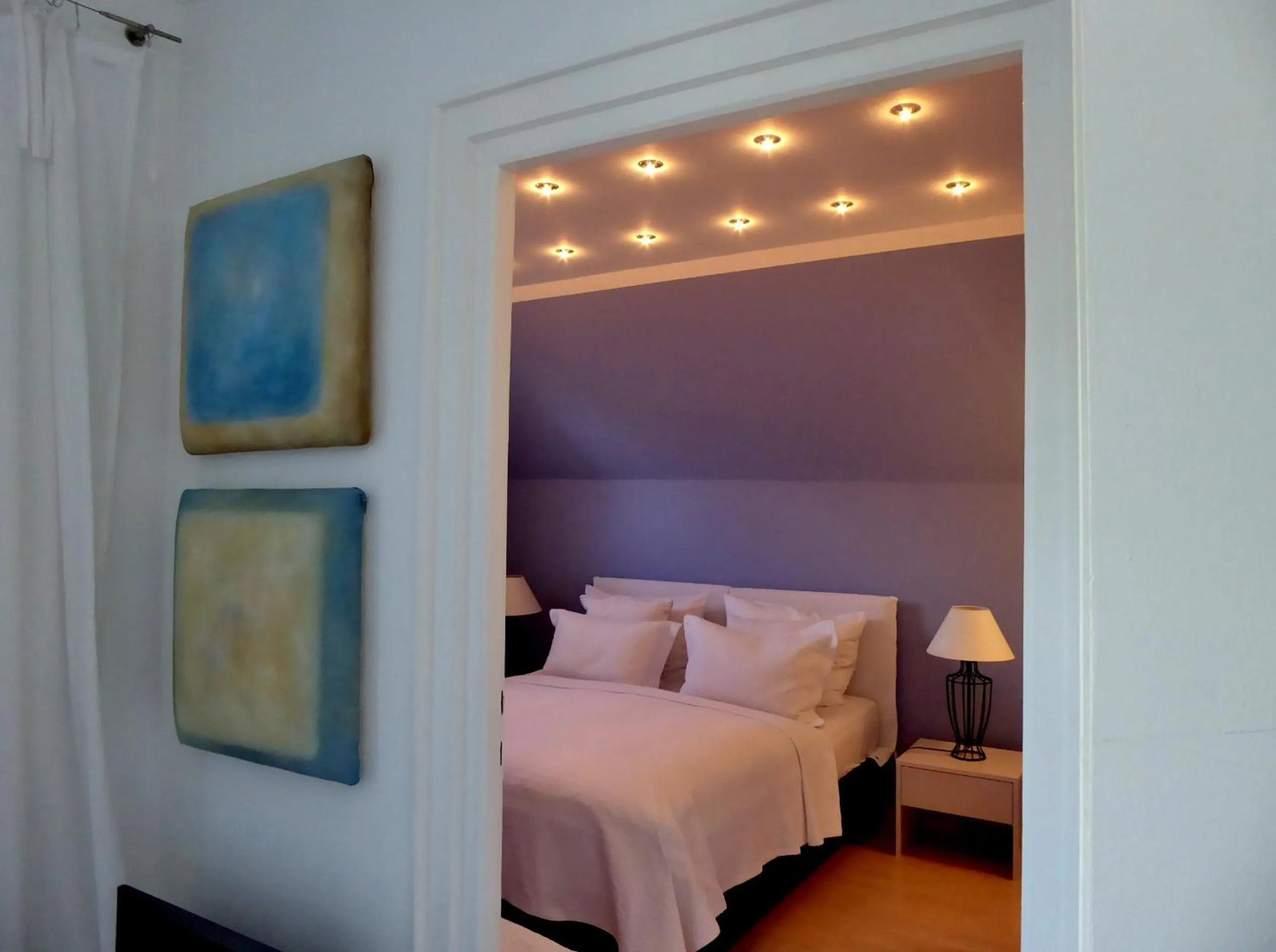 Bed in Am Eichholz Galerie & Art-Hotel