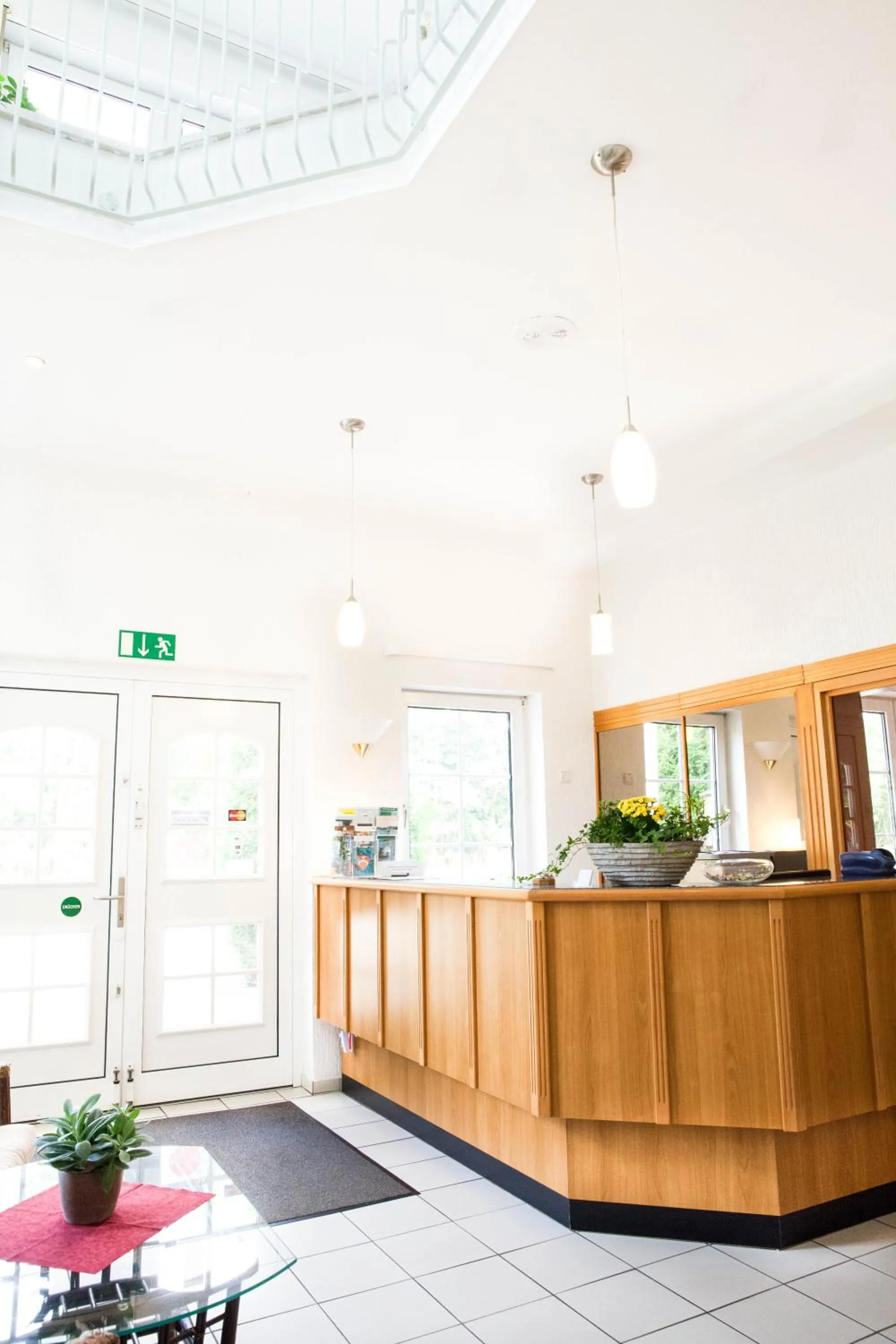 Lobby or reception in Hotel Am Meilenstein