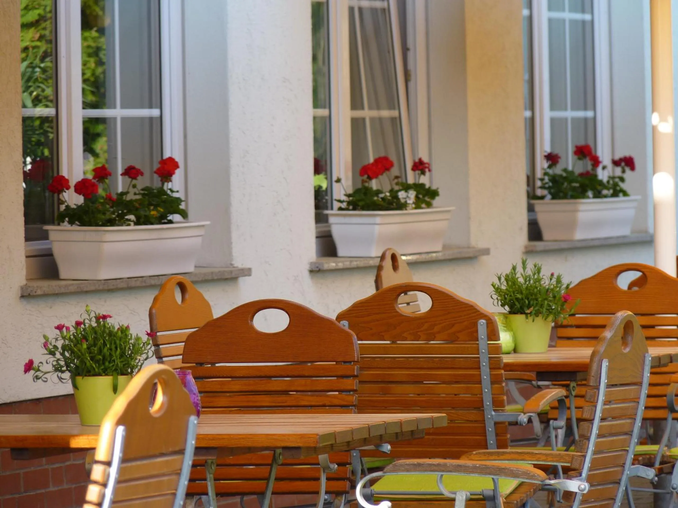 Property building in Hotel Am Meilenstein