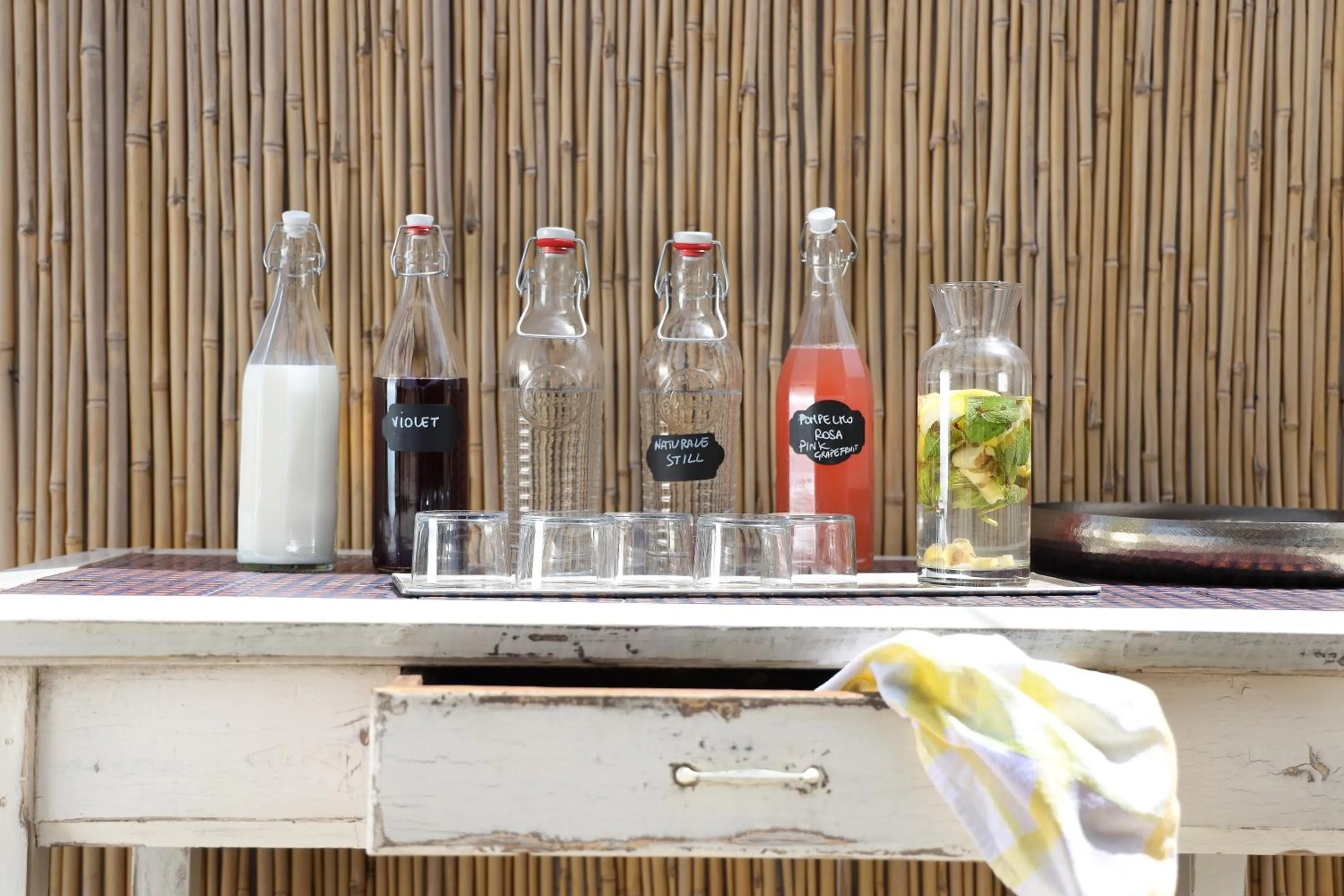 Food and drinks in Masseria Borgo Sentinella