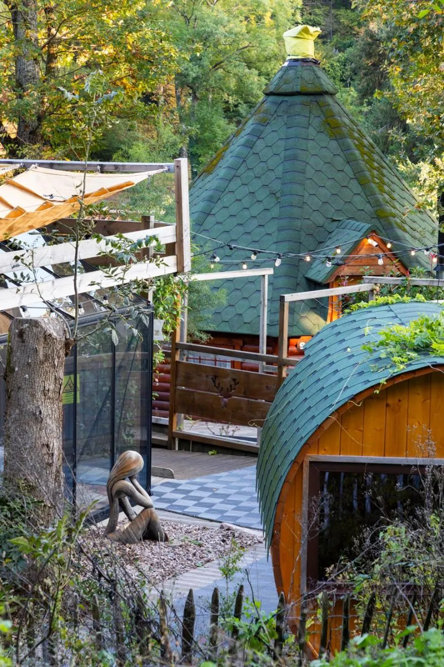 Natural landscape in Domaine du Hirtz, Restaurant & Spa