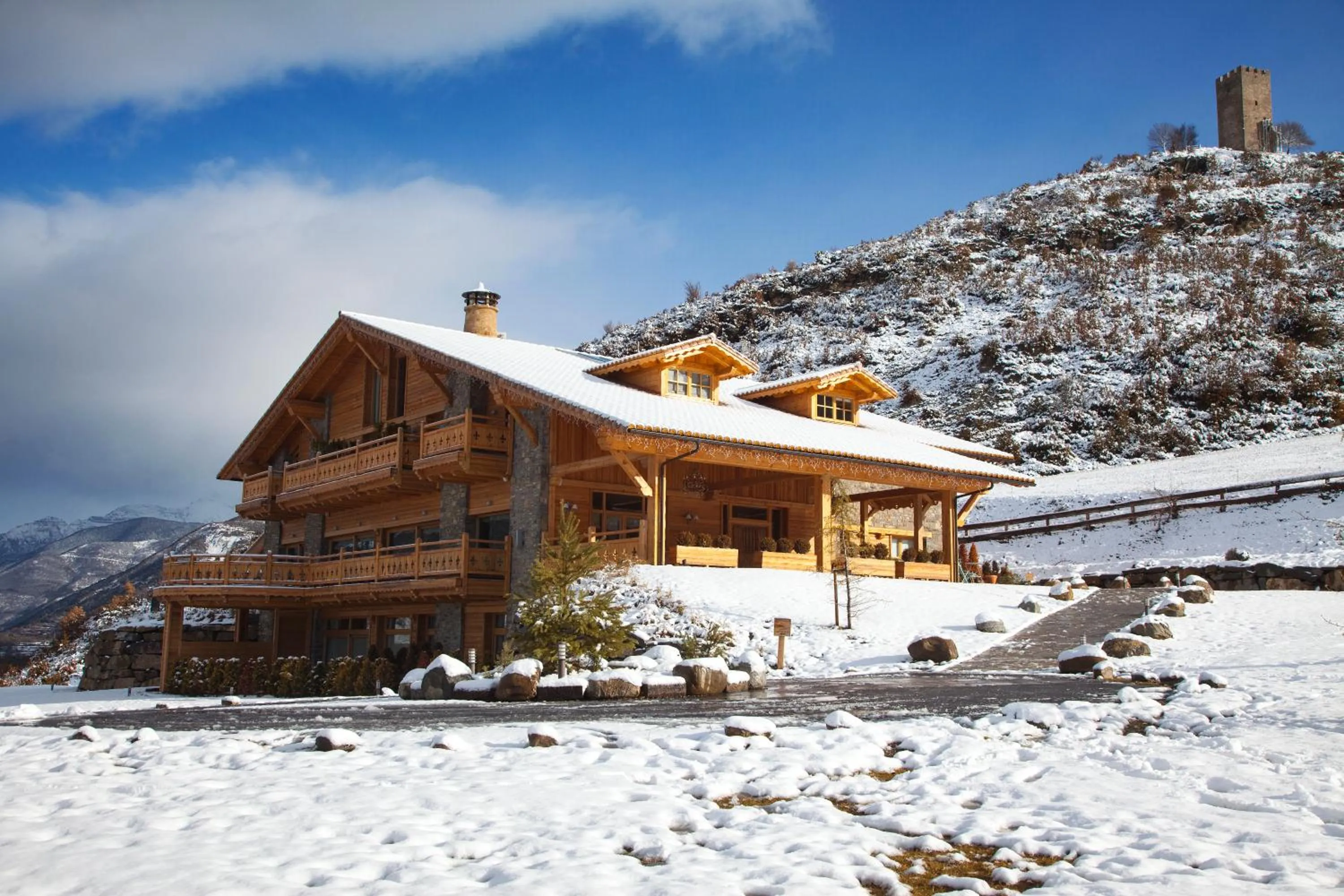 Facade/entrance in Hotel Viñas de Lárrede