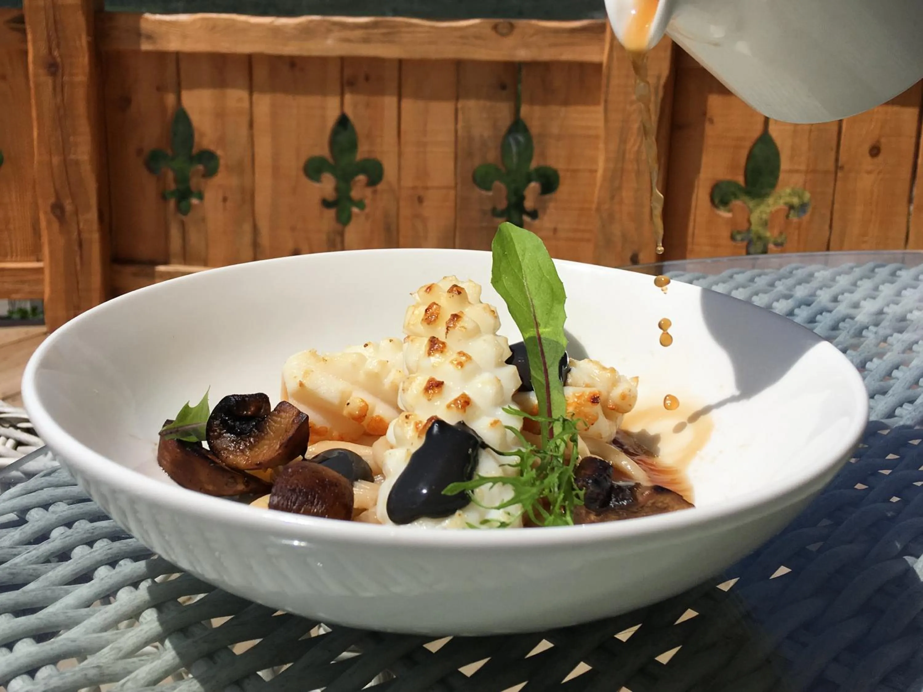 Food in Hotel Viñas de Lárrede