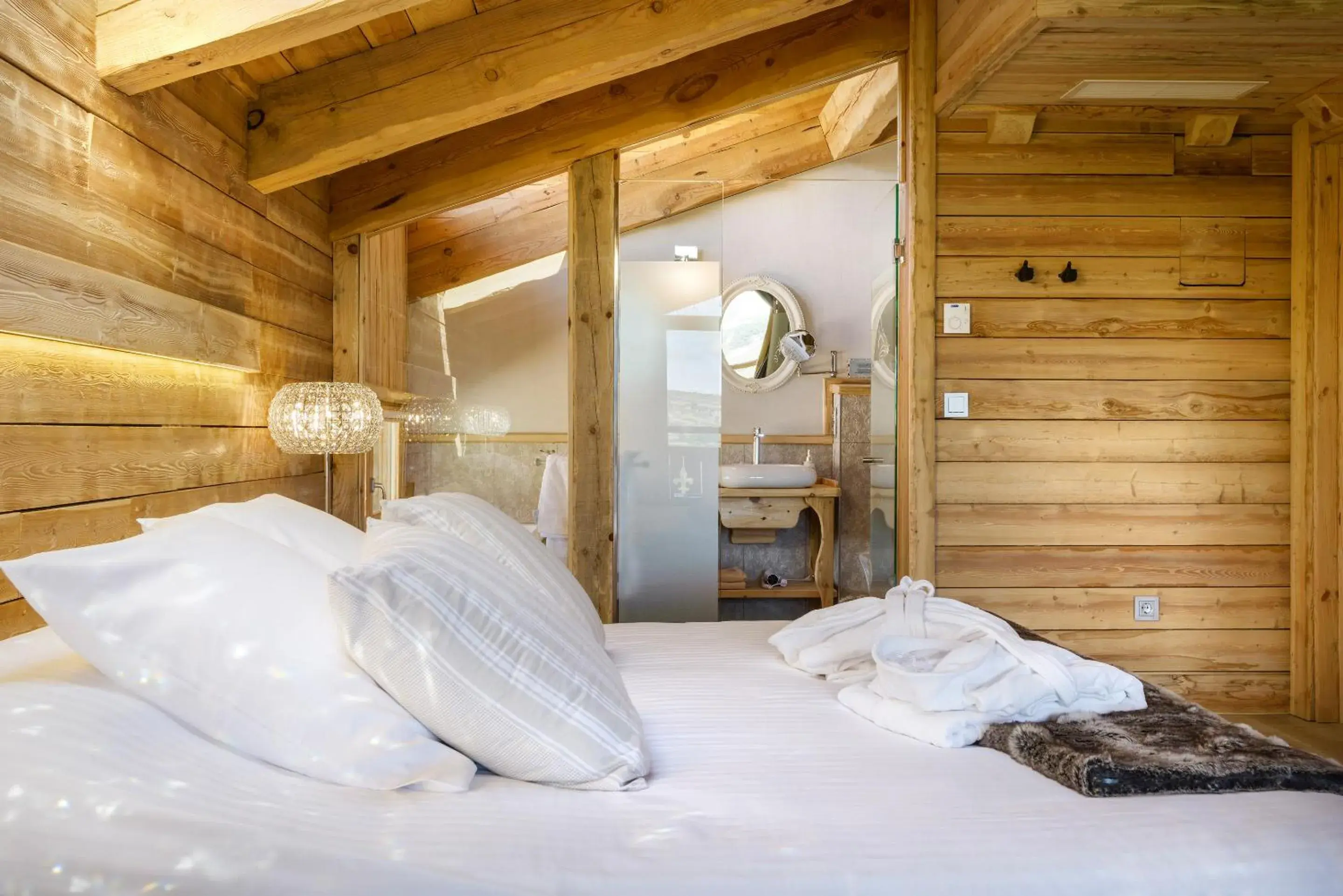 Bed in Hotel Viñas de Lárrede Bed in Hotel Viñas de Lárrede