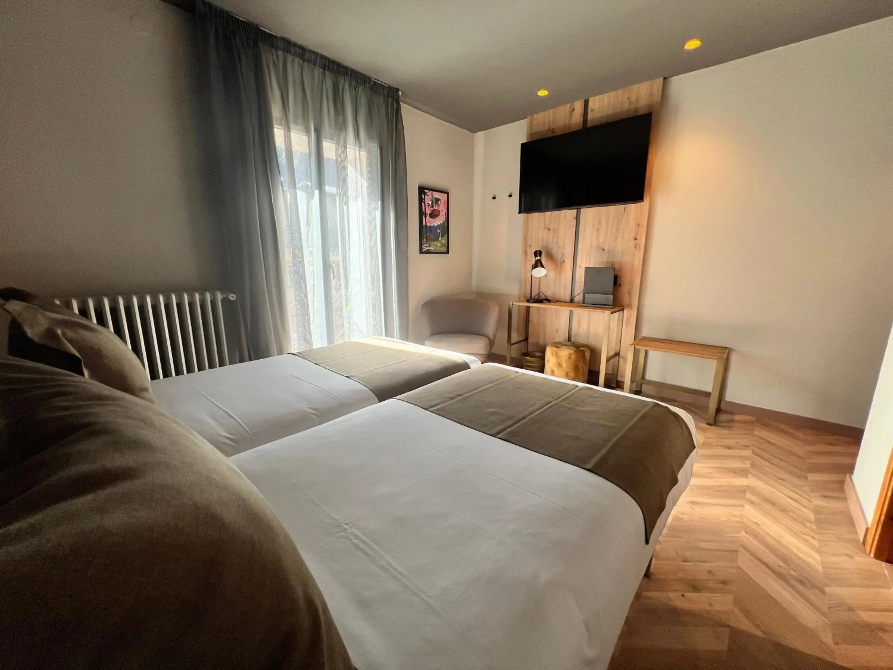 Bedroom, Bed in Yomo Petit Paris Bedroom, Bed in Yomo Petit Paris