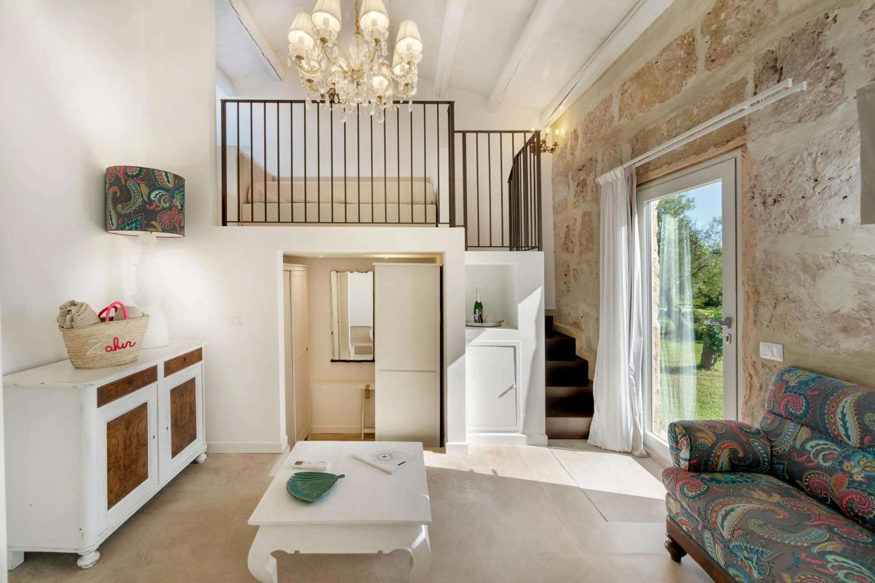 Seating area in Zahir Country House Boutique Hotel