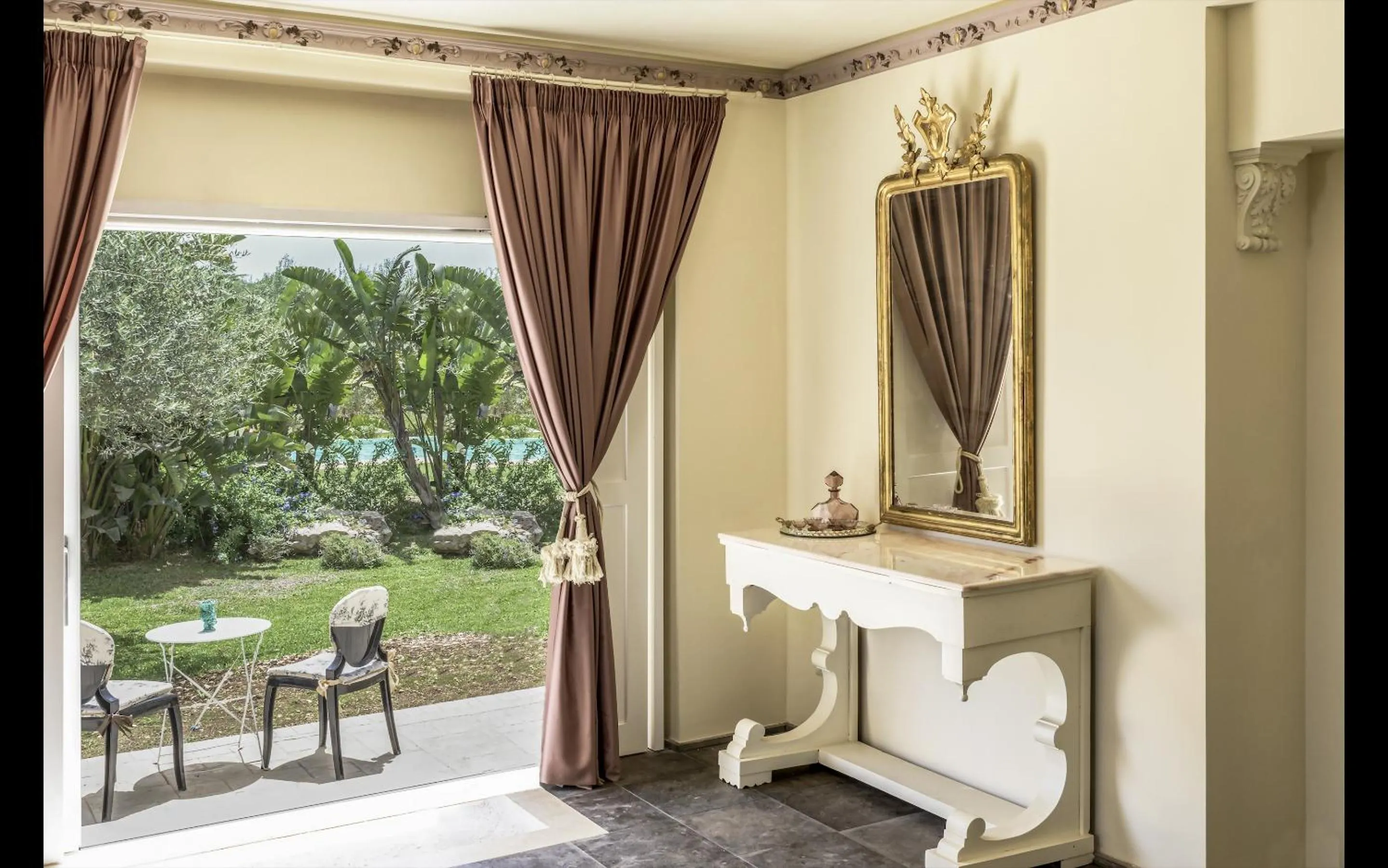 Garden view in Zahir Country House Boutique Hotel