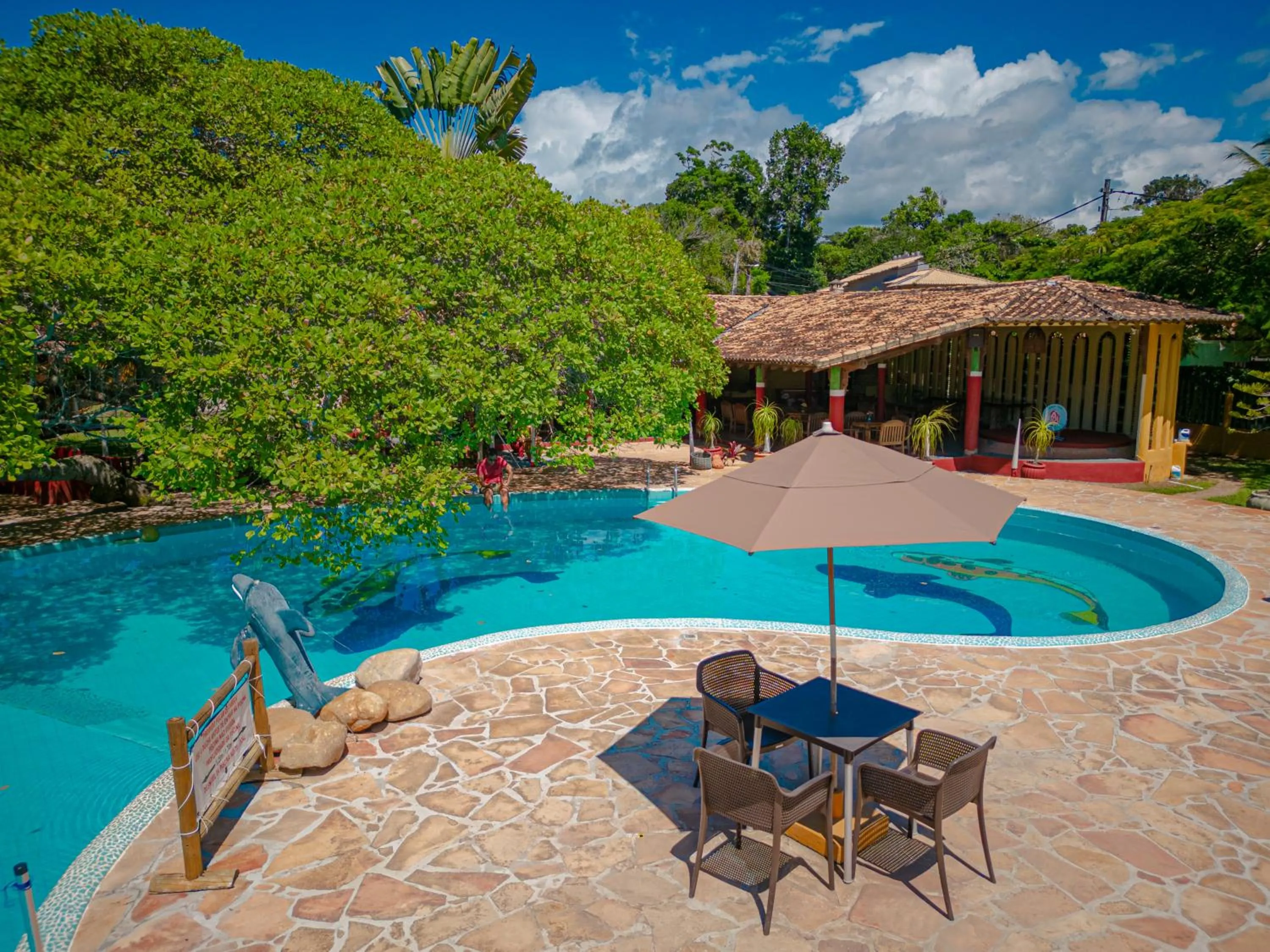 Swimming pool in Estação Santa Fé Hotel e Pousada