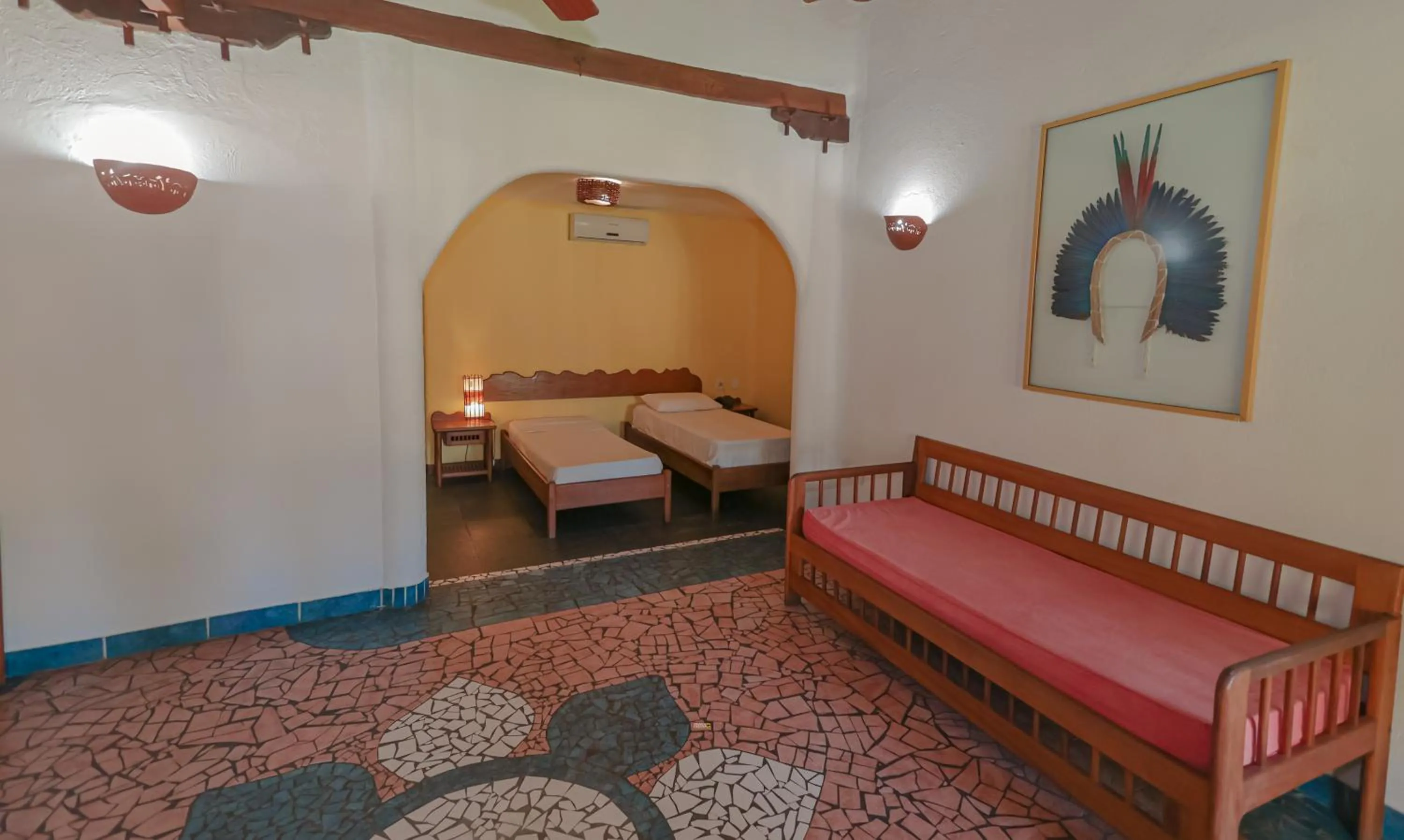 Photo of the whole room, Bed in Estação Santa Fé Hotel e Pousada