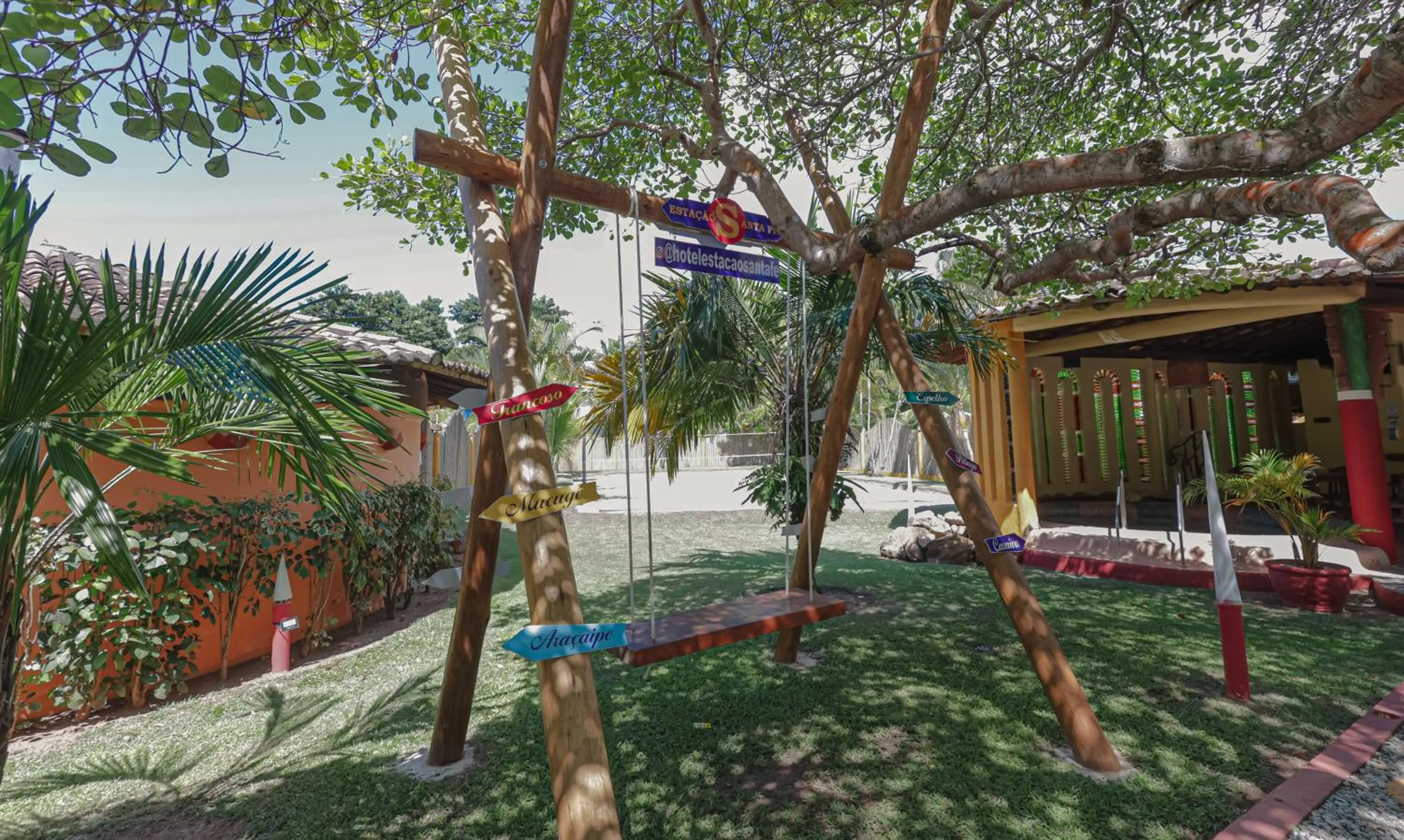 Garden in Estação Santa Fé Hotel e Pousada