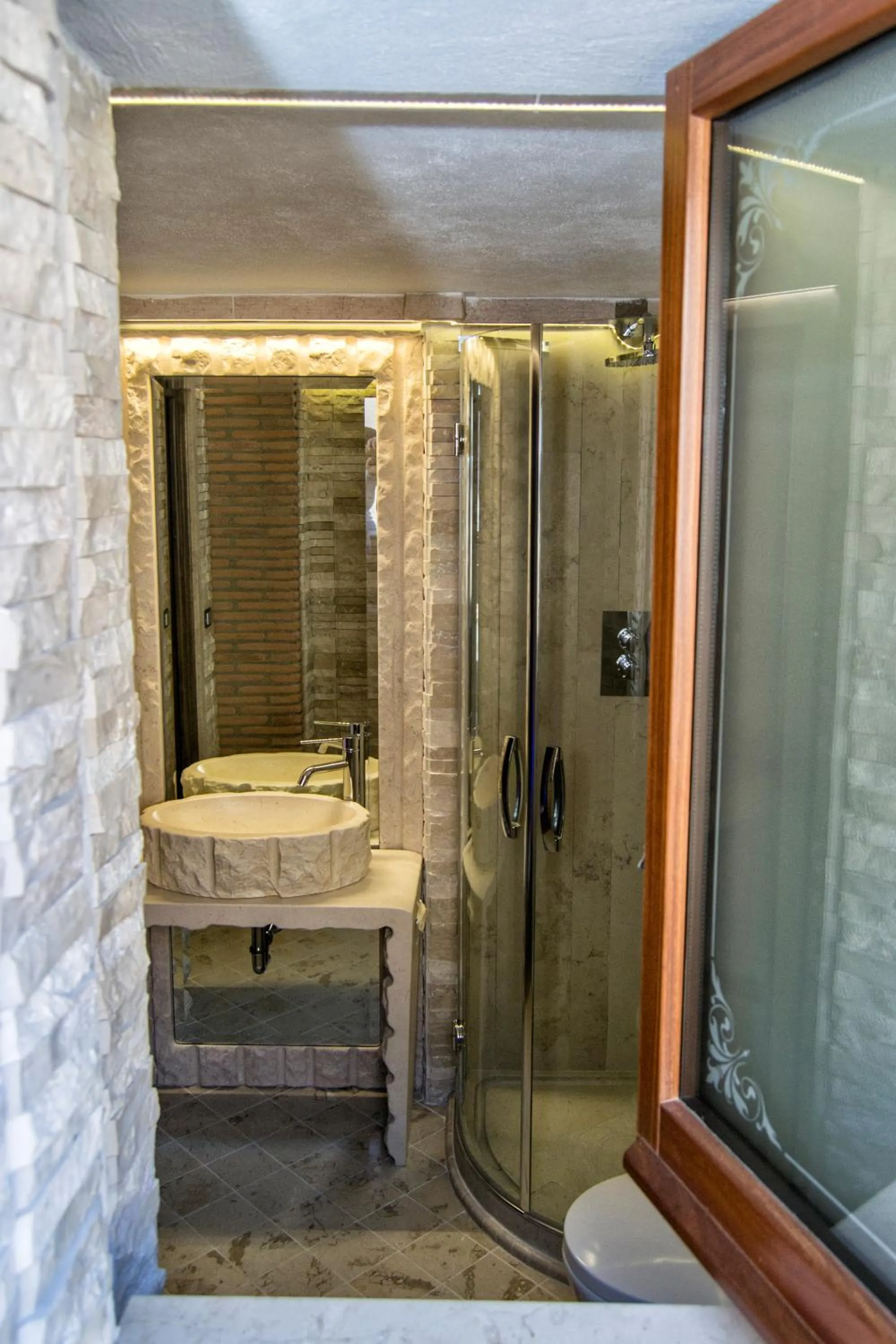 Shower in B&B Casa Dilillo