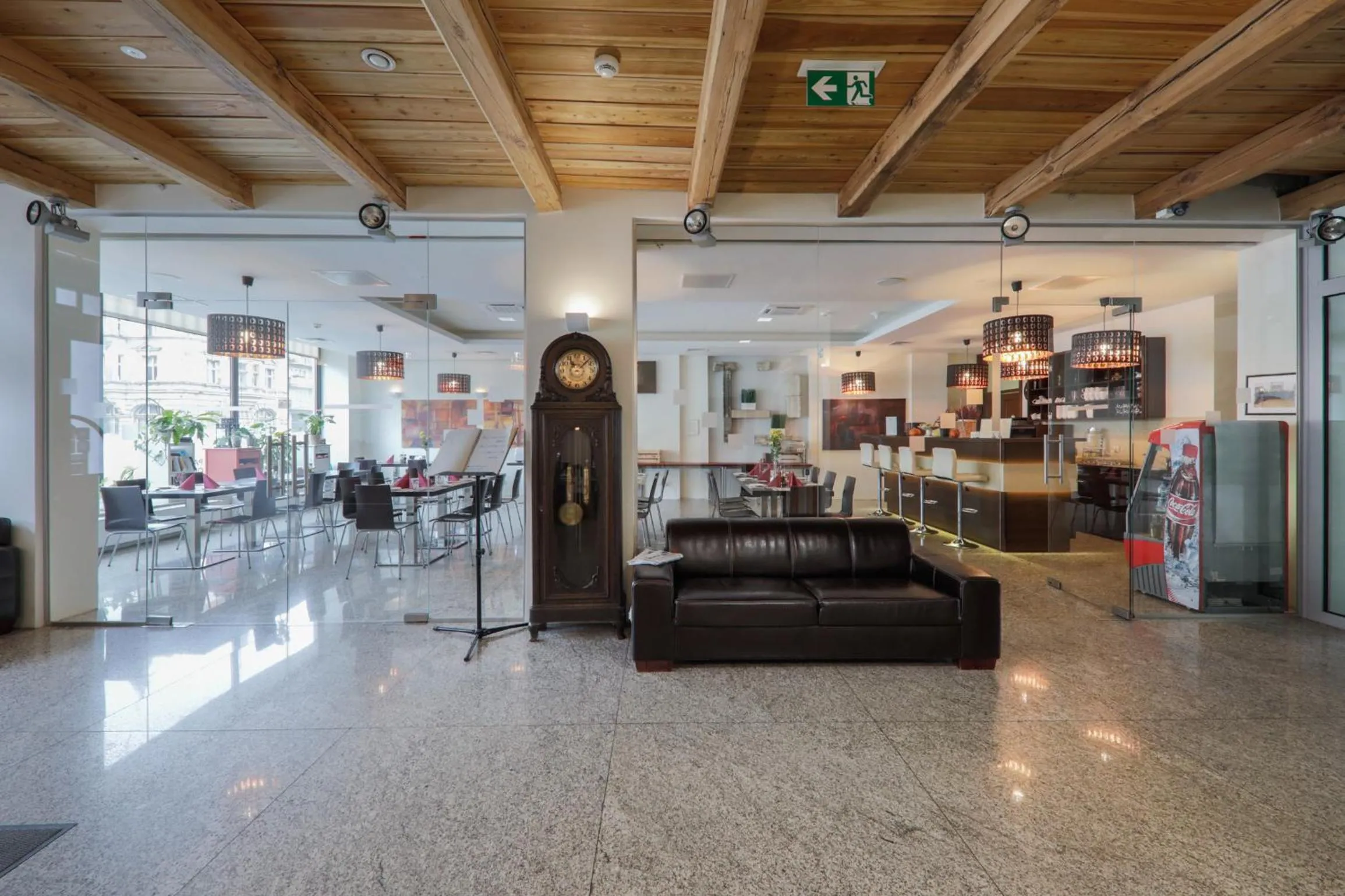 Seating area in Kamienica Pod Aniołami