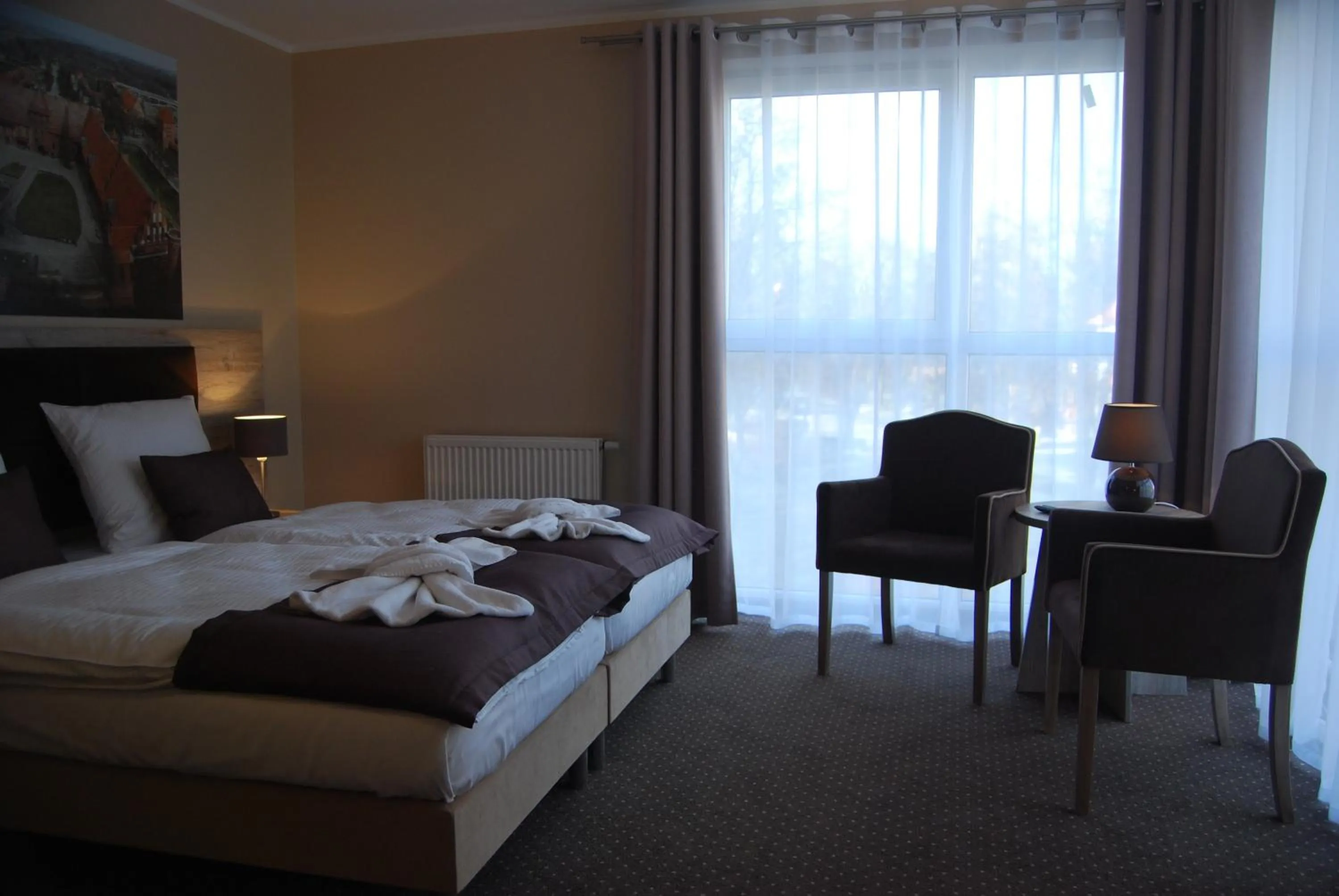 Bed in Hotel Piast przy Zamku