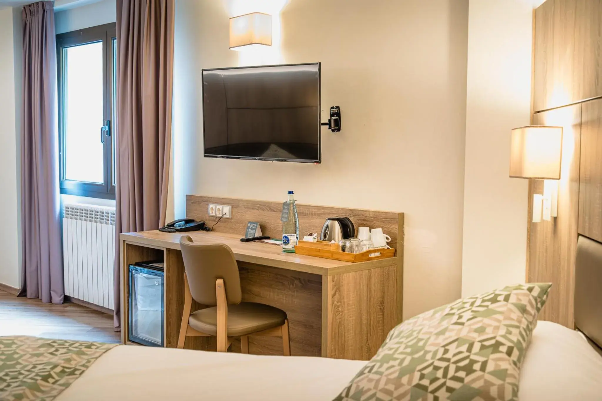 Bed in Hotel Princesa Parc Bed in Hotel Princesa Parc